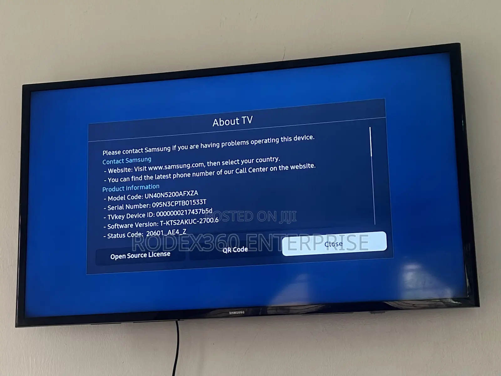 40-inch Uk Used Samsung Smart Tv For Sale