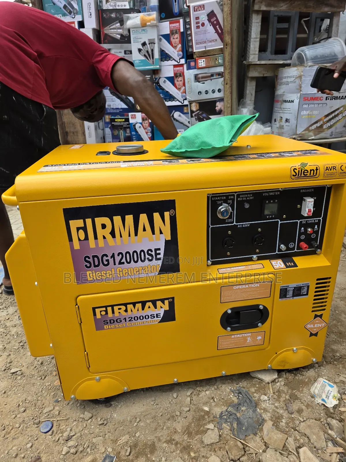 [Firman Diesel Soundproof Generator 10kva 100% Copper Coil