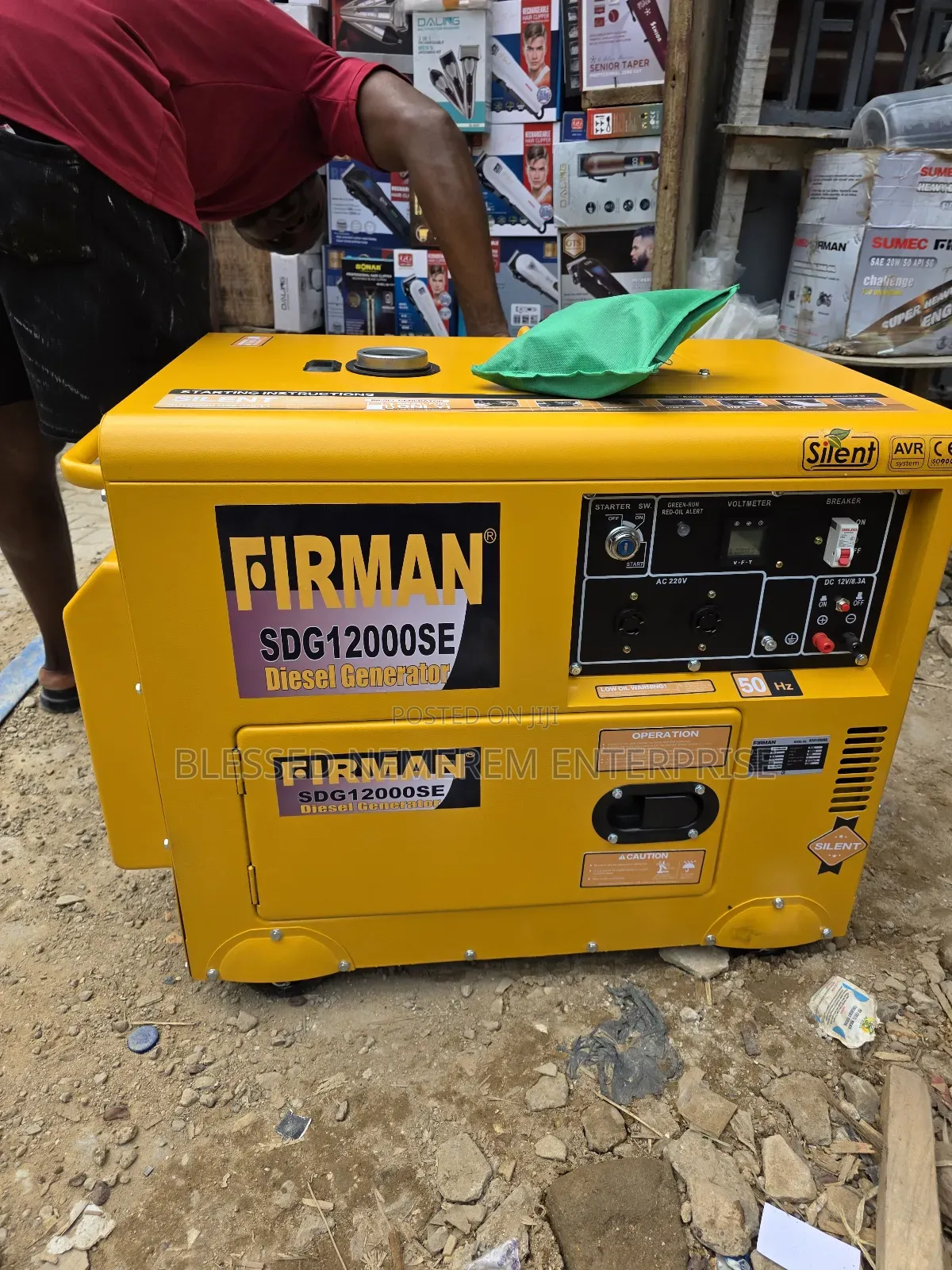 [Firman Diesel Soundproof Generator 10kva 100% Copper Coil