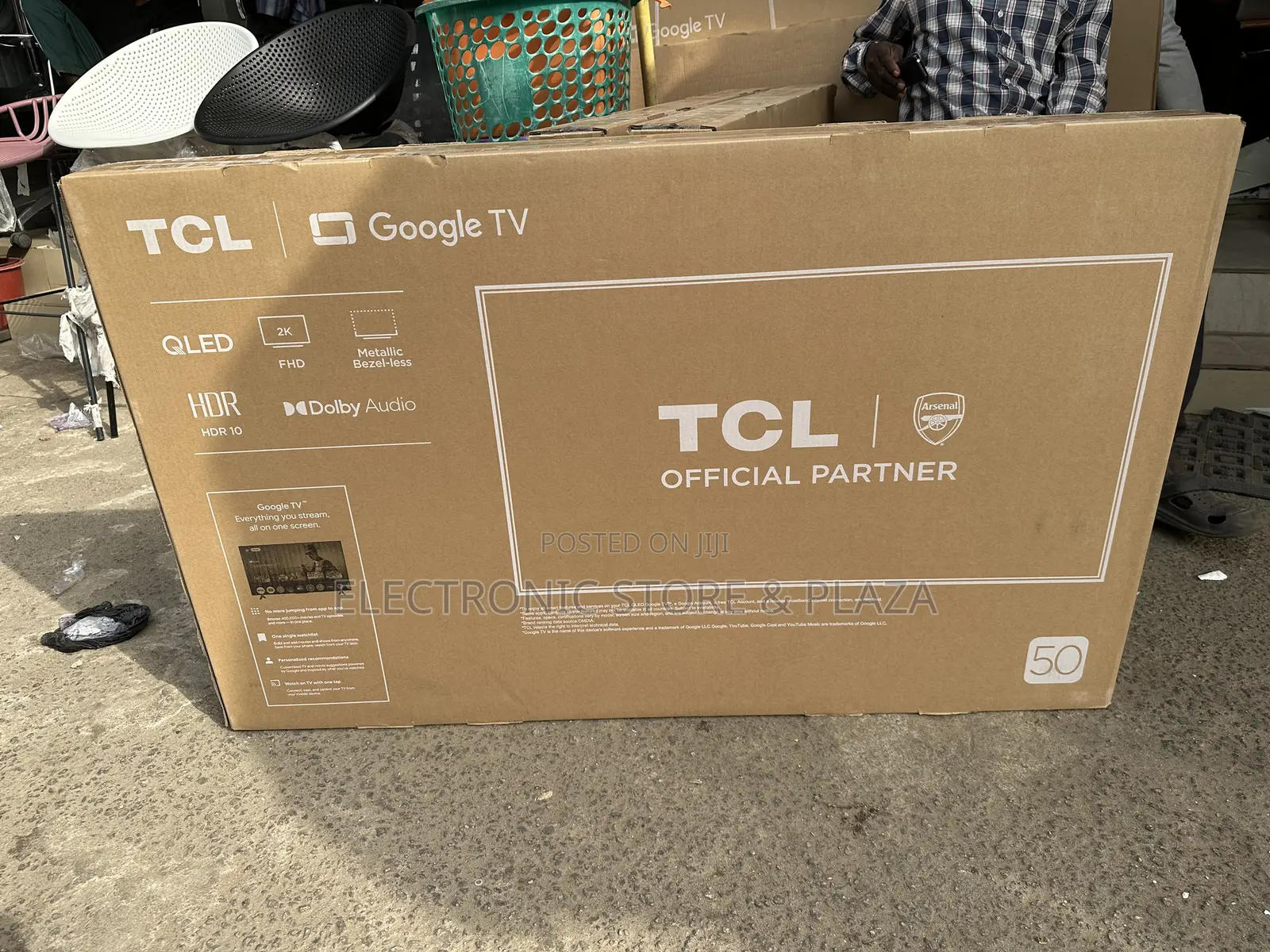Brand New TCL 50" Qled Google Tv