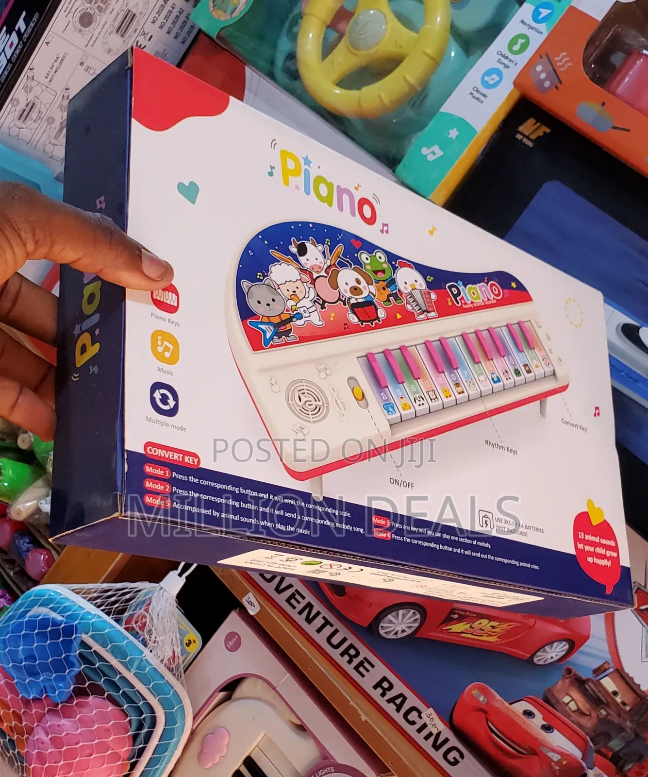 Funny Animal Sounds Electronic Kids Unique Piano Toy Ages 3+