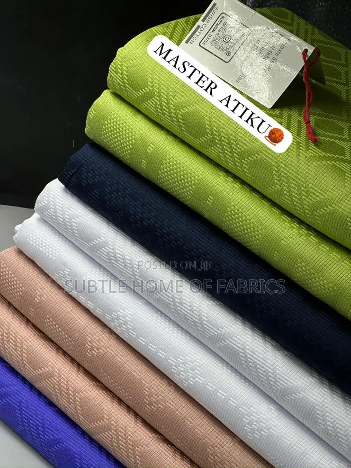 Luxury Traditional Fabric for Agbada, Kaftan Senator Styles