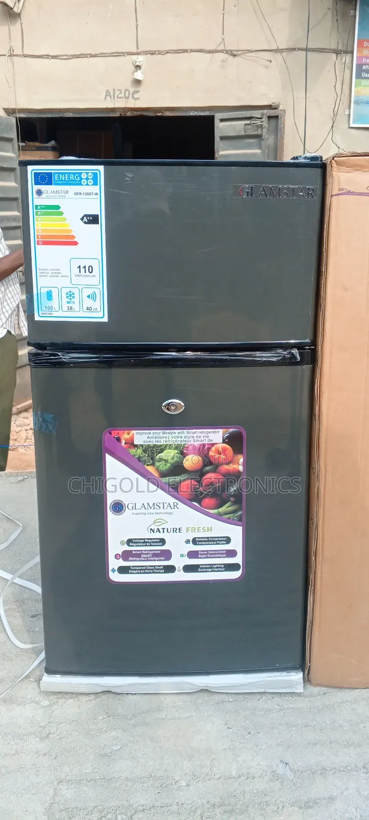 Original Glamster Double Door Fridge