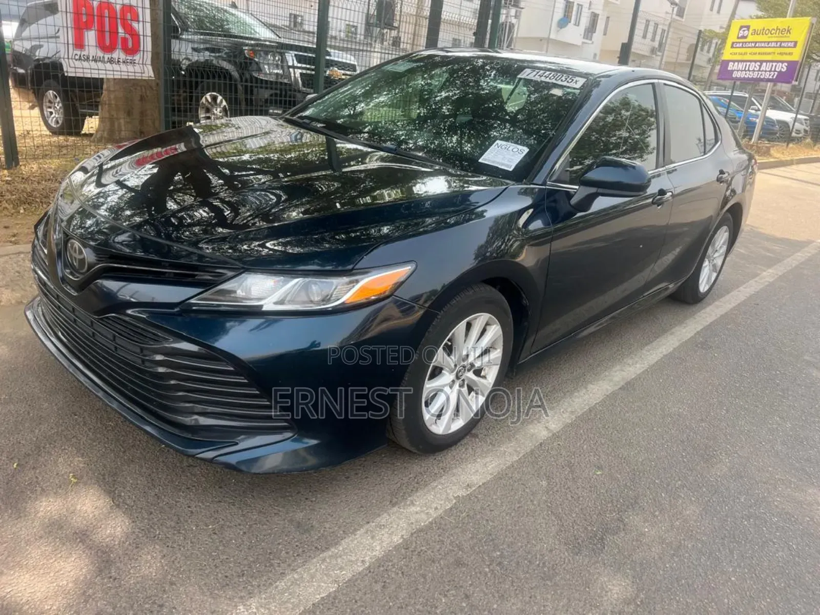 Toyota Camry LE (2.5L 4cyl 8A) 2019 Blue