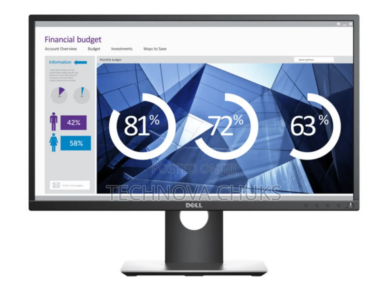 Dell Professional P2417h 23.8" FHD 1080p Screen Led-Lit Hdmi Monitor,