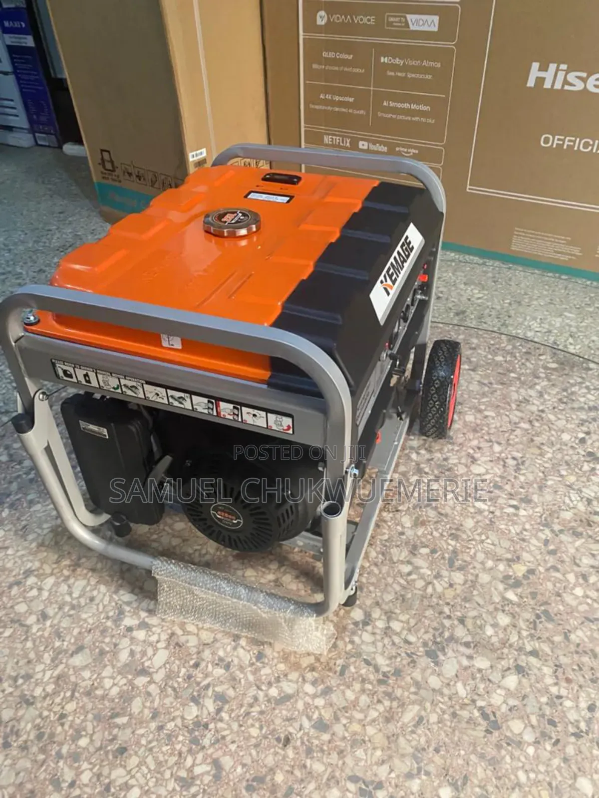 Kemage Generator 7.5kva Copper Coil 2years Warranty