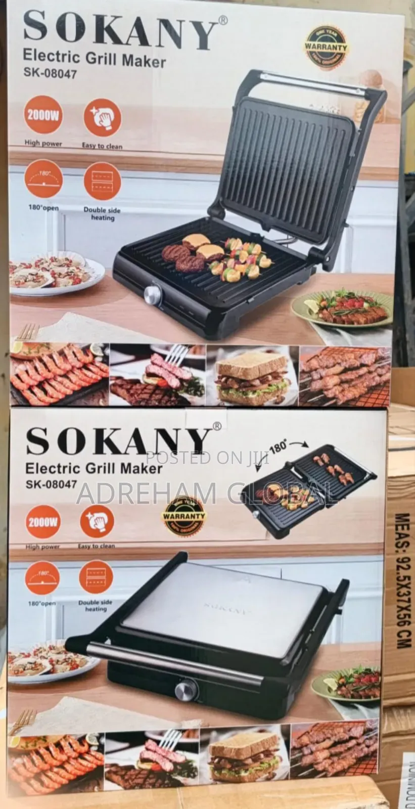 Sokany Electric Panini Grill Maker