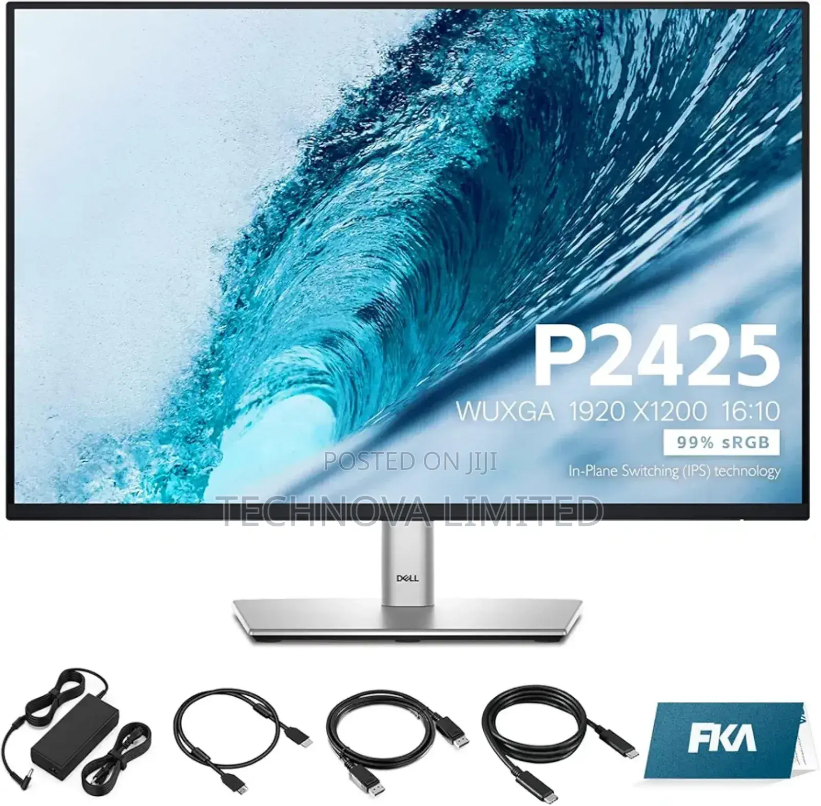 Dell Pro P2425 Monitor - 24.07 Inch, Wuxga 1920 X1200, 16:10 Monitor