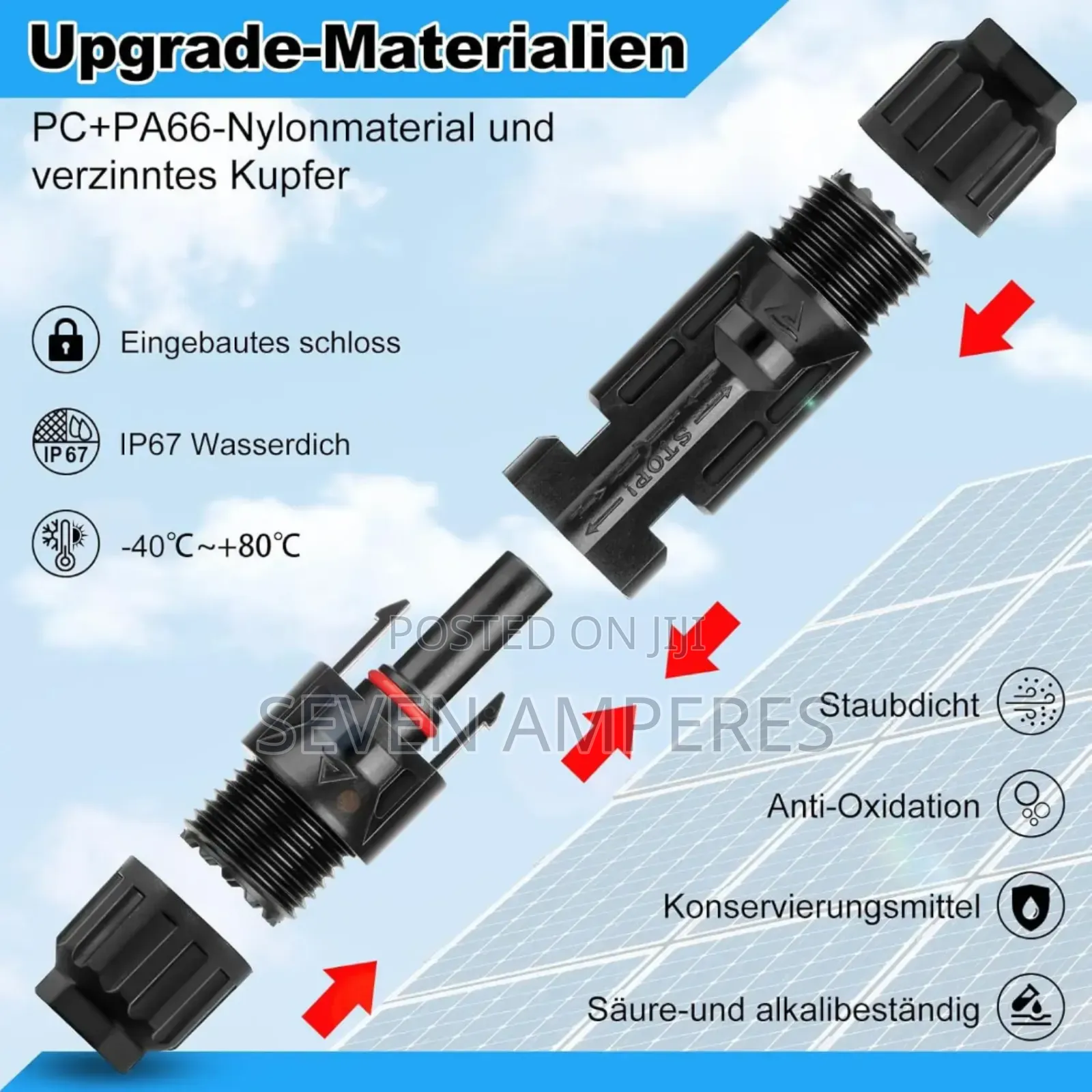 Connector Mc4 for Solar Panels