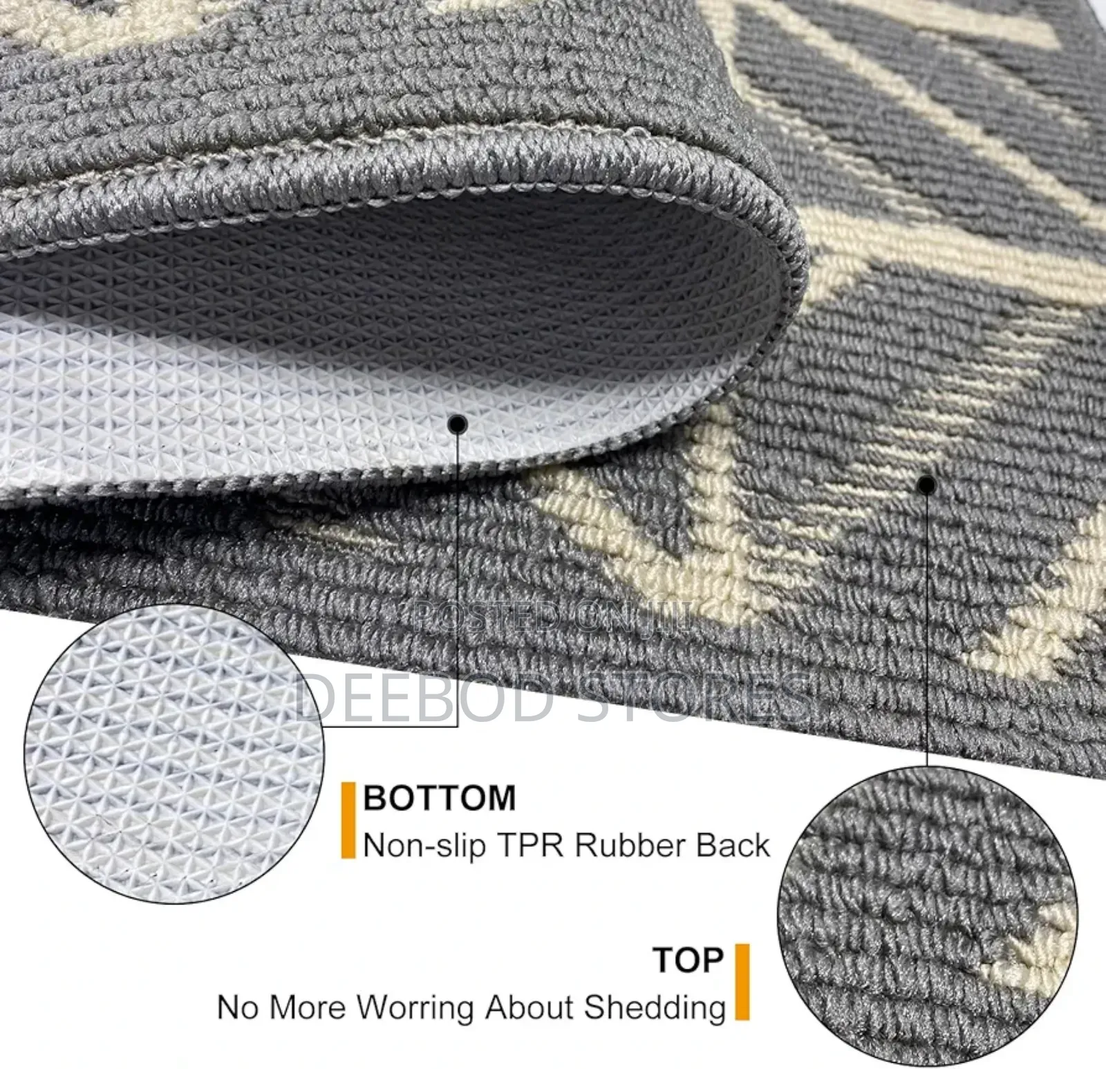 Medium Bedside Rug Suitable for Bedroom, Entrance, and Indoor Use.