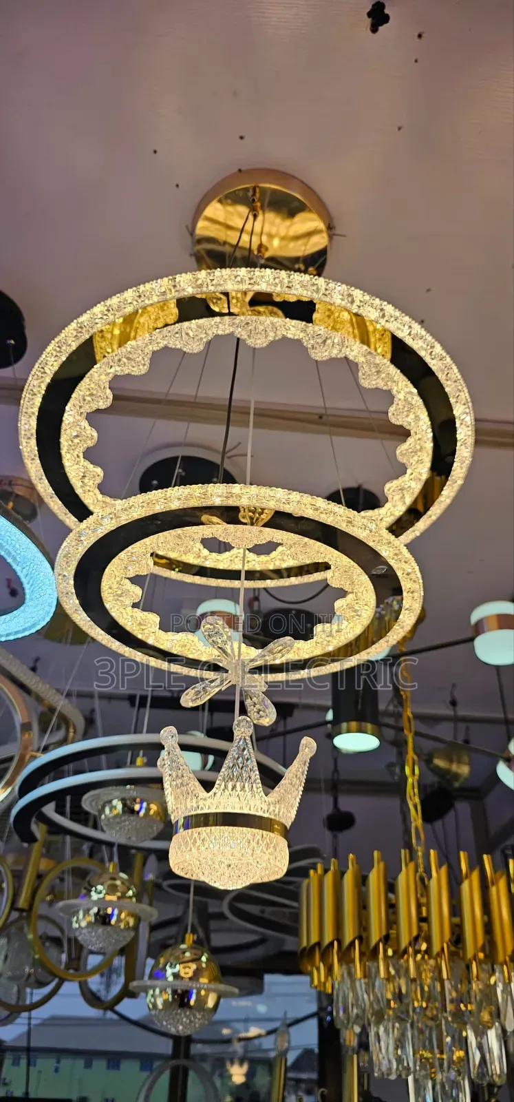 Double Ring Chandelier