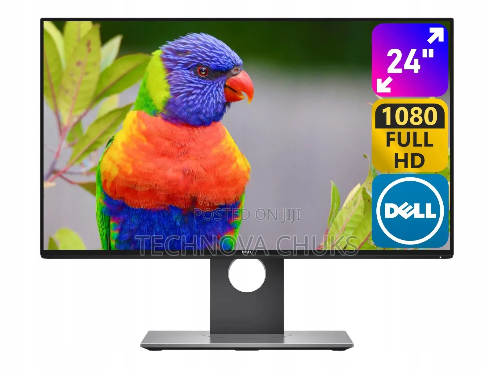 Dell Ultrasharp 24 Inch Infinity Edge Monitor - U2417h, FHD Ips Hdmi