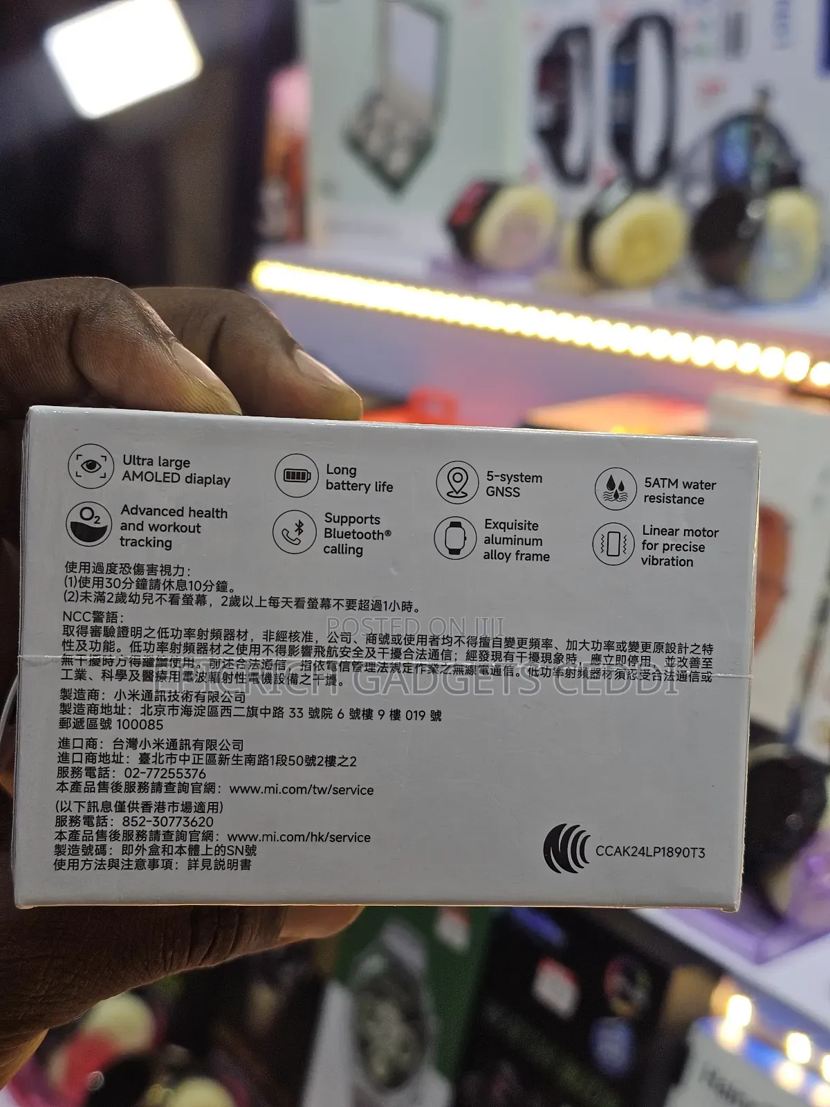 Xiaomi Redmi Watch 5 Amoled | 24-Day Battery, Gps, Bt Calling