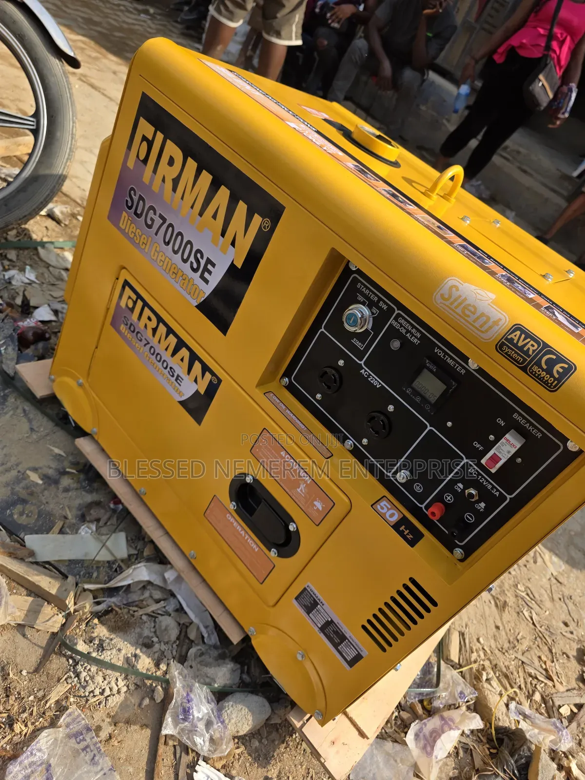 (6.5kva)Firman Diesel Soundproof Generator 100% Copper Coil