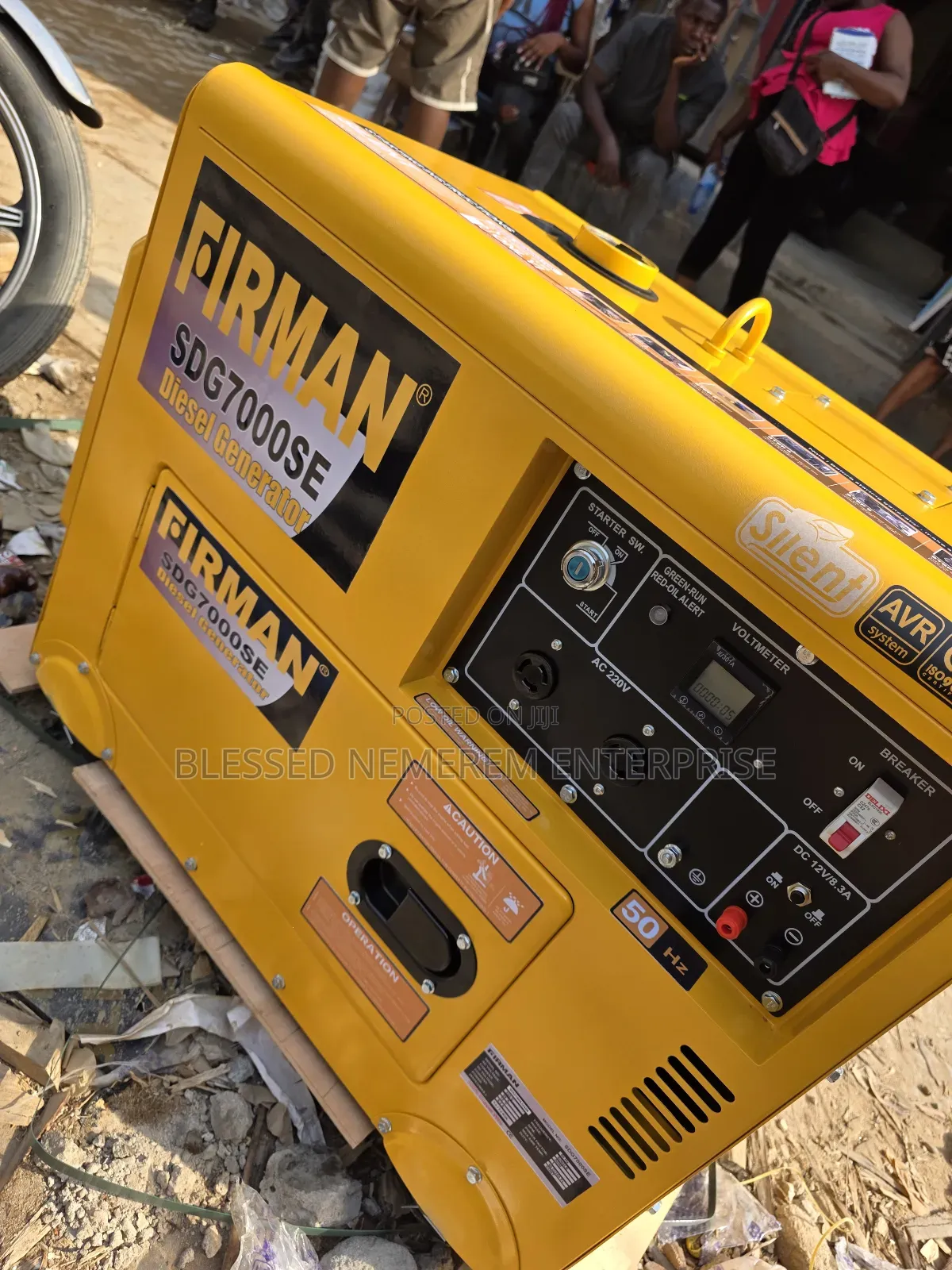 (6.5kva)Firman Diesel Soundproof Generator 100% Copper Coil