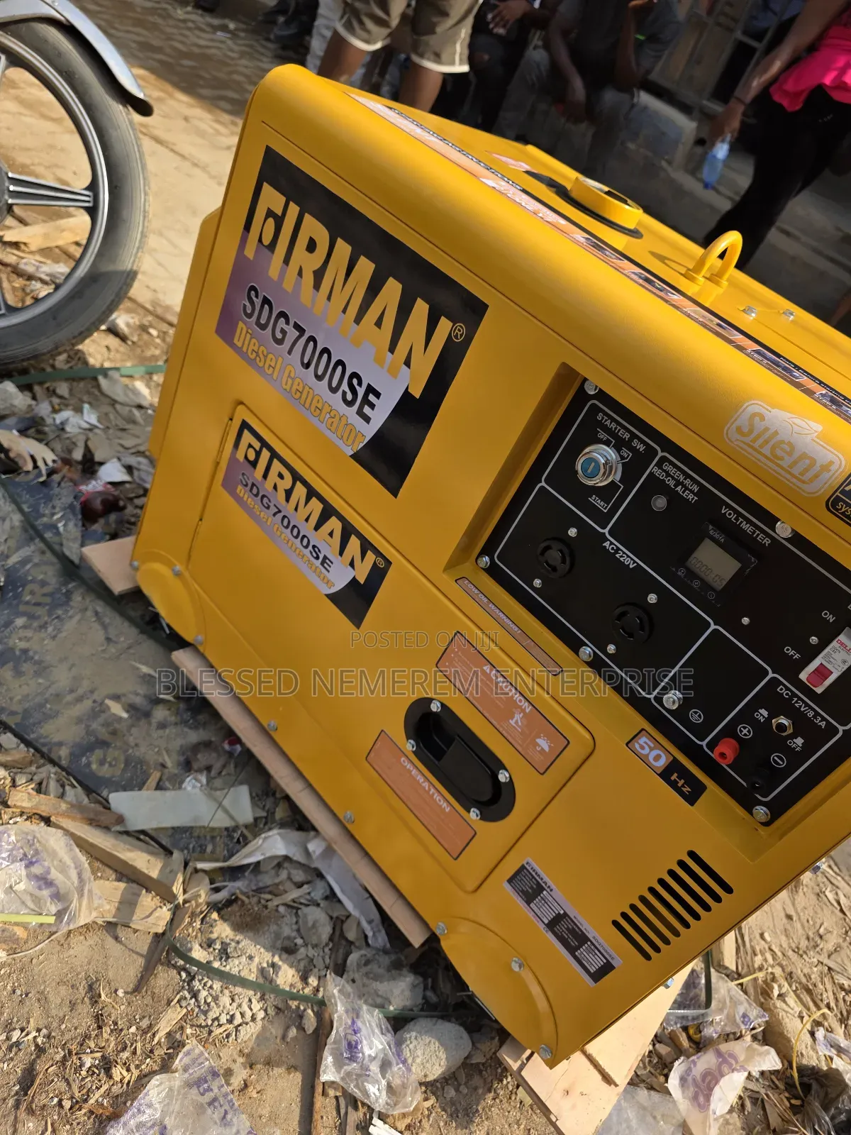(6.5kva)Firman Diesel Soundproof Generator 100% Copper Coil