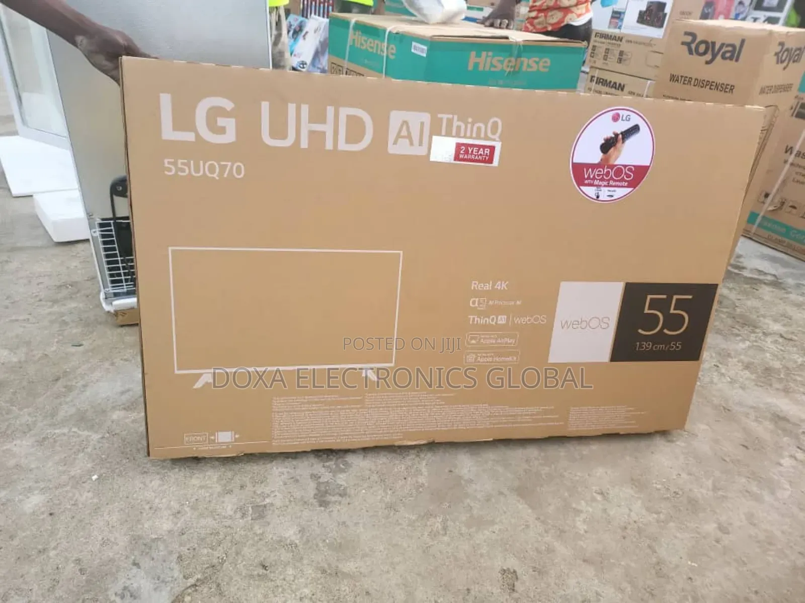 Lg Tv 55"Uhd, Ai Processor 4k Smart