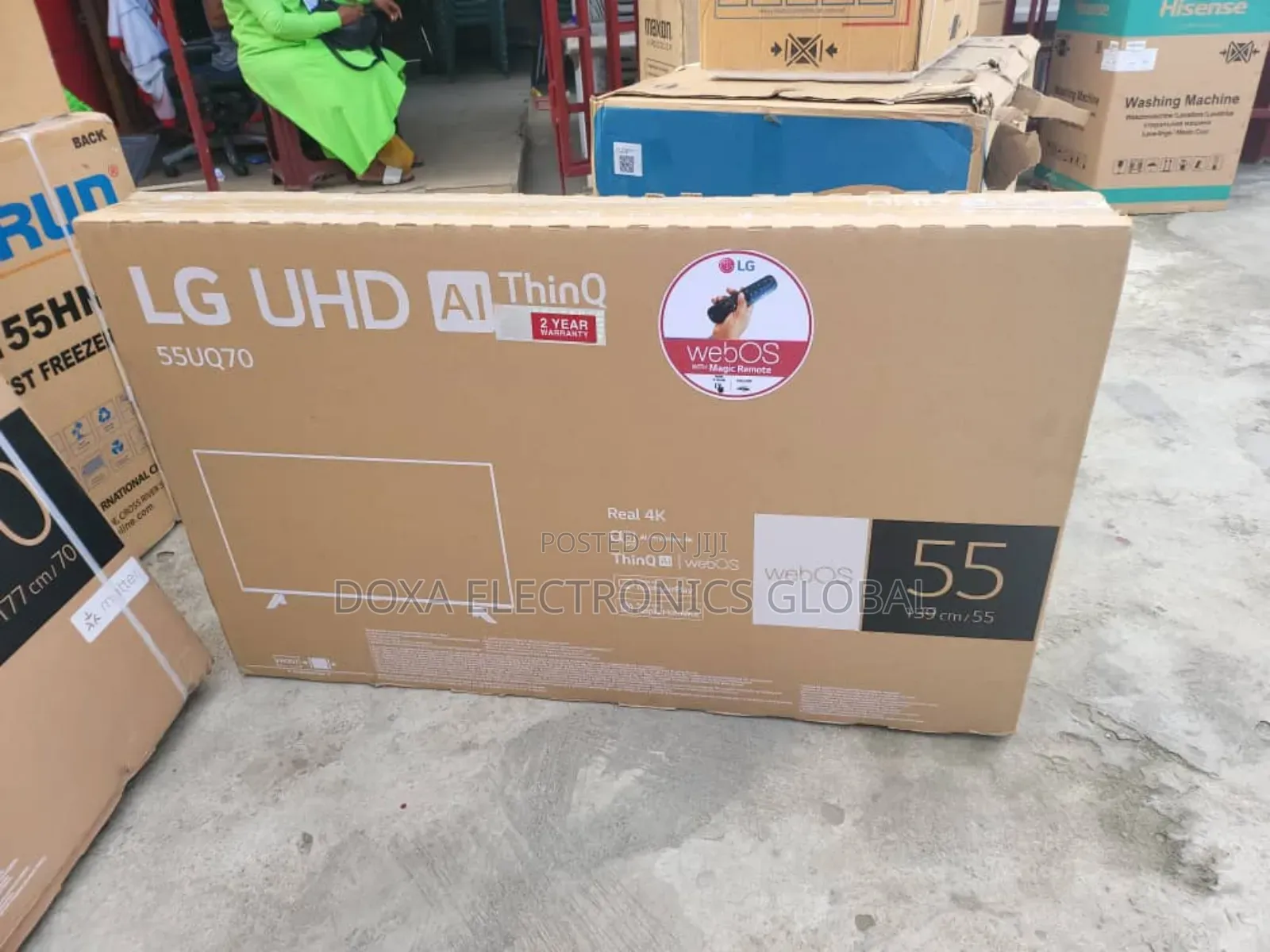 Lg Tv 55"Uhd, Ai Processor 4k Smart