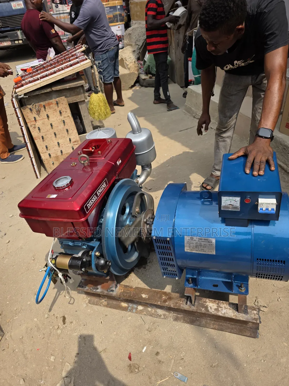 This Is 15kva Basic Diesel Generator With 1115 Engine 100%Copper