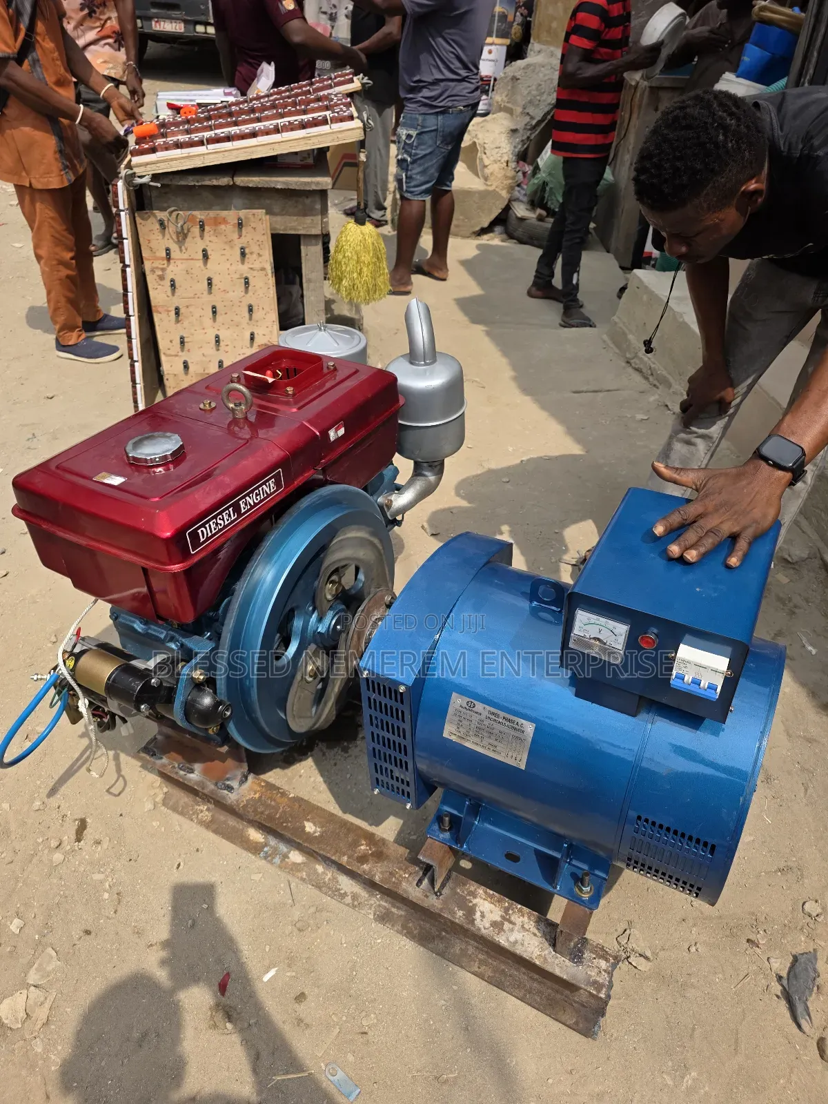 This Is 15kva Basic Diesel Generator With 1115 Engine 100%Copper