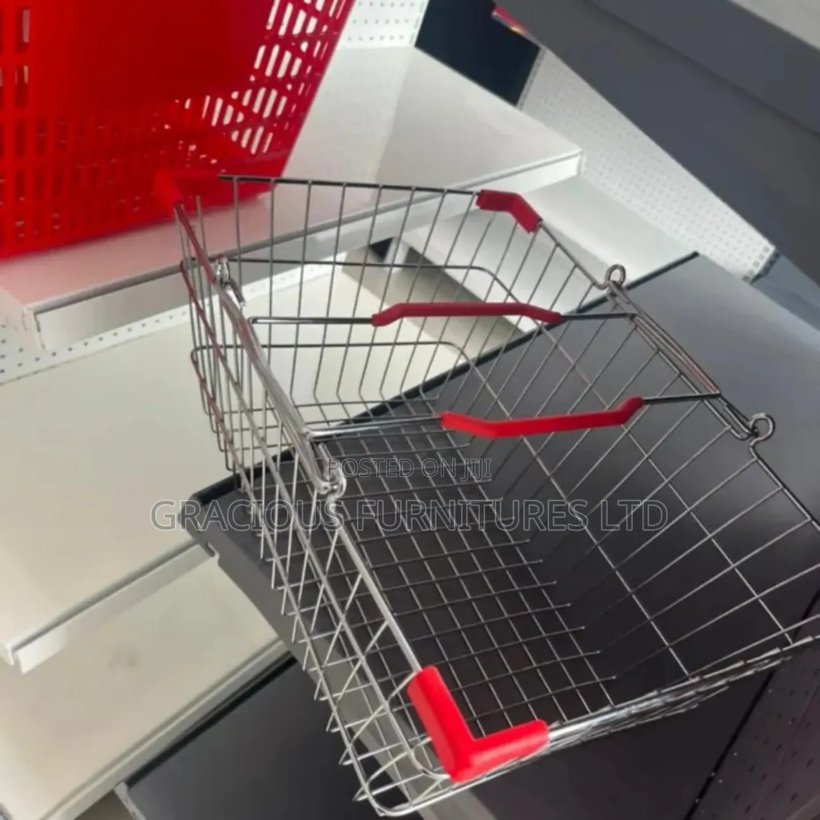 Supermarket Metal Shopping Basket