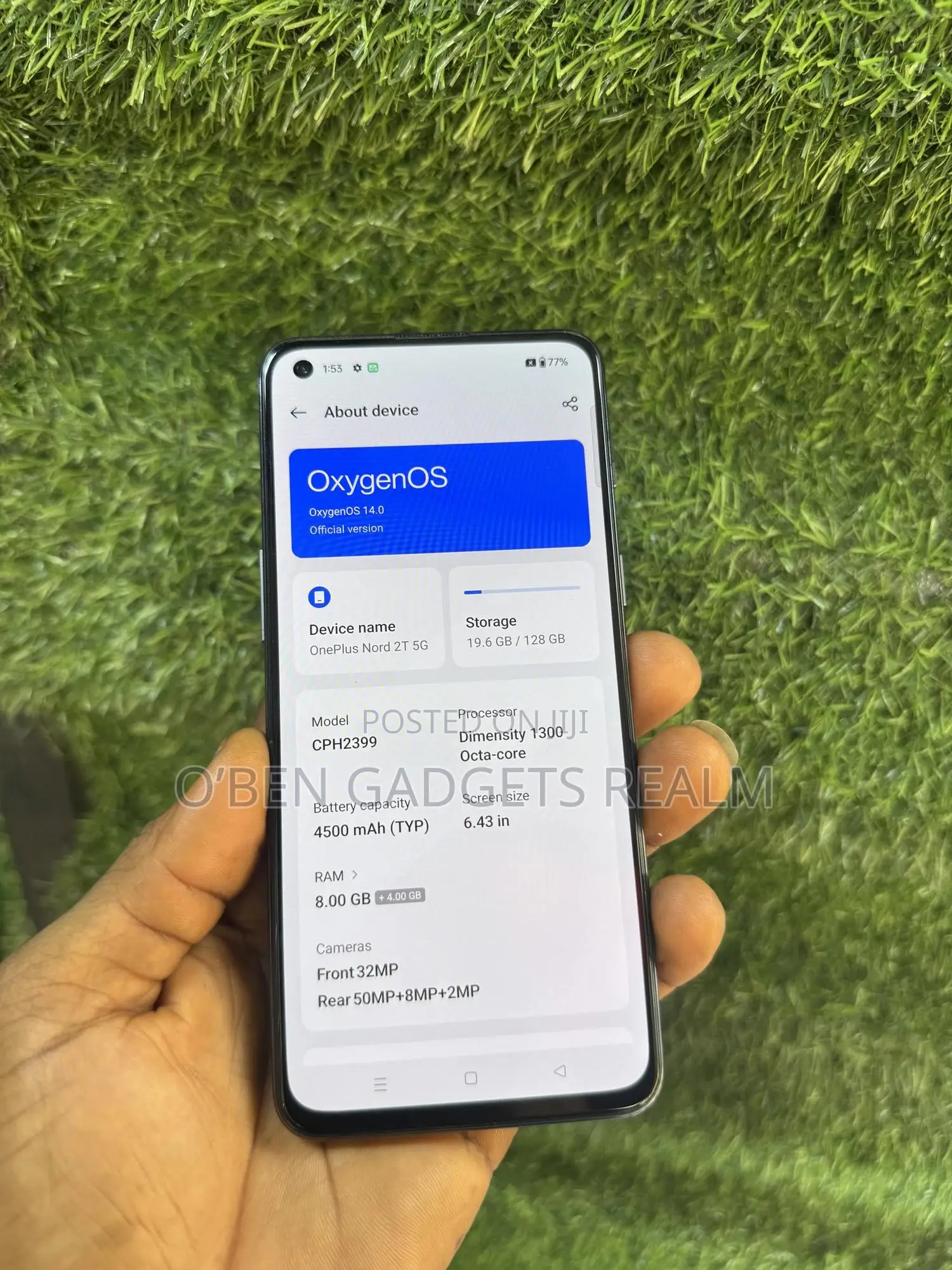 OnePlus Nord 2T 128 GB Gray