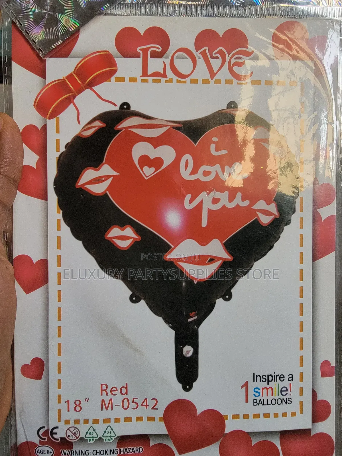 Lip I Love You Valentine Balloon