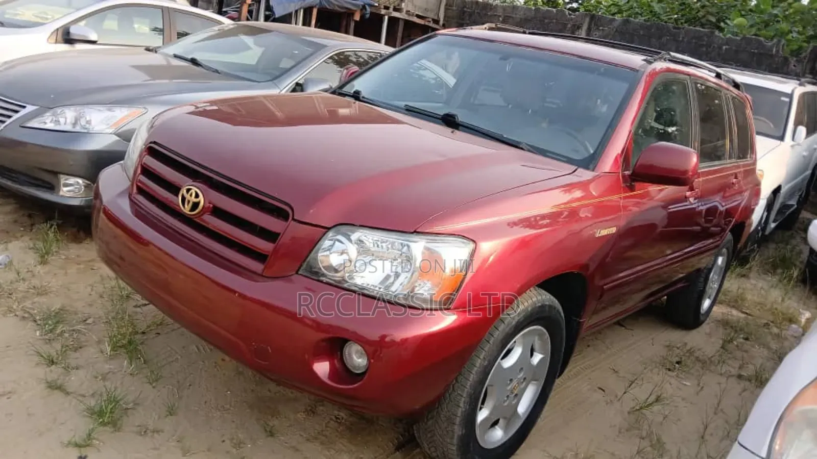 Toyota Highlander Limited V6 2006 Red