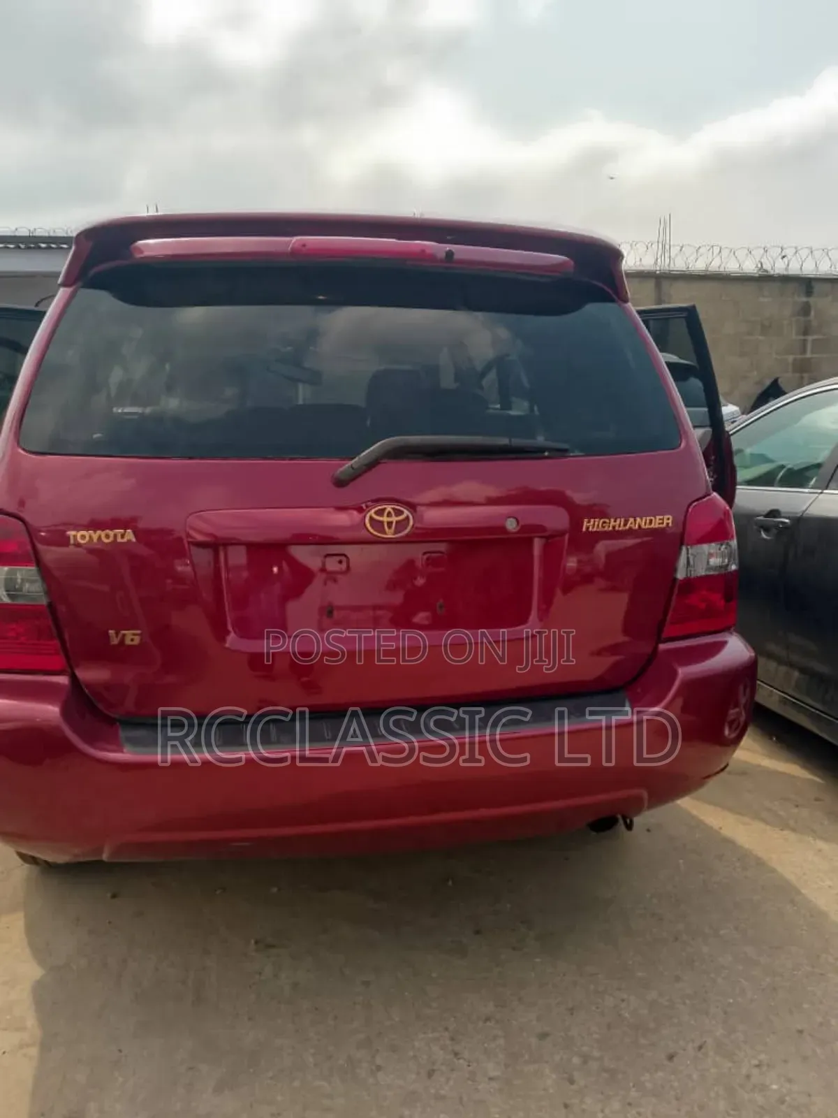 Toyota Highlander Limited V6 2006 Red