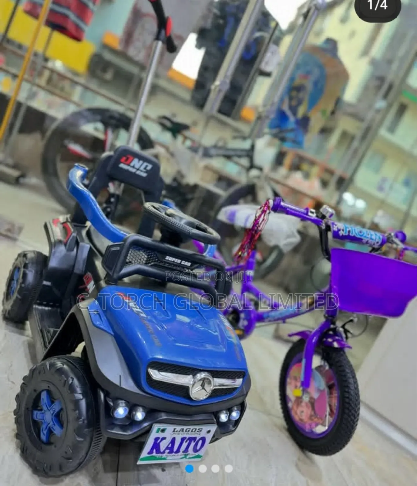 Kids Benz Stroller Car X12 Inches