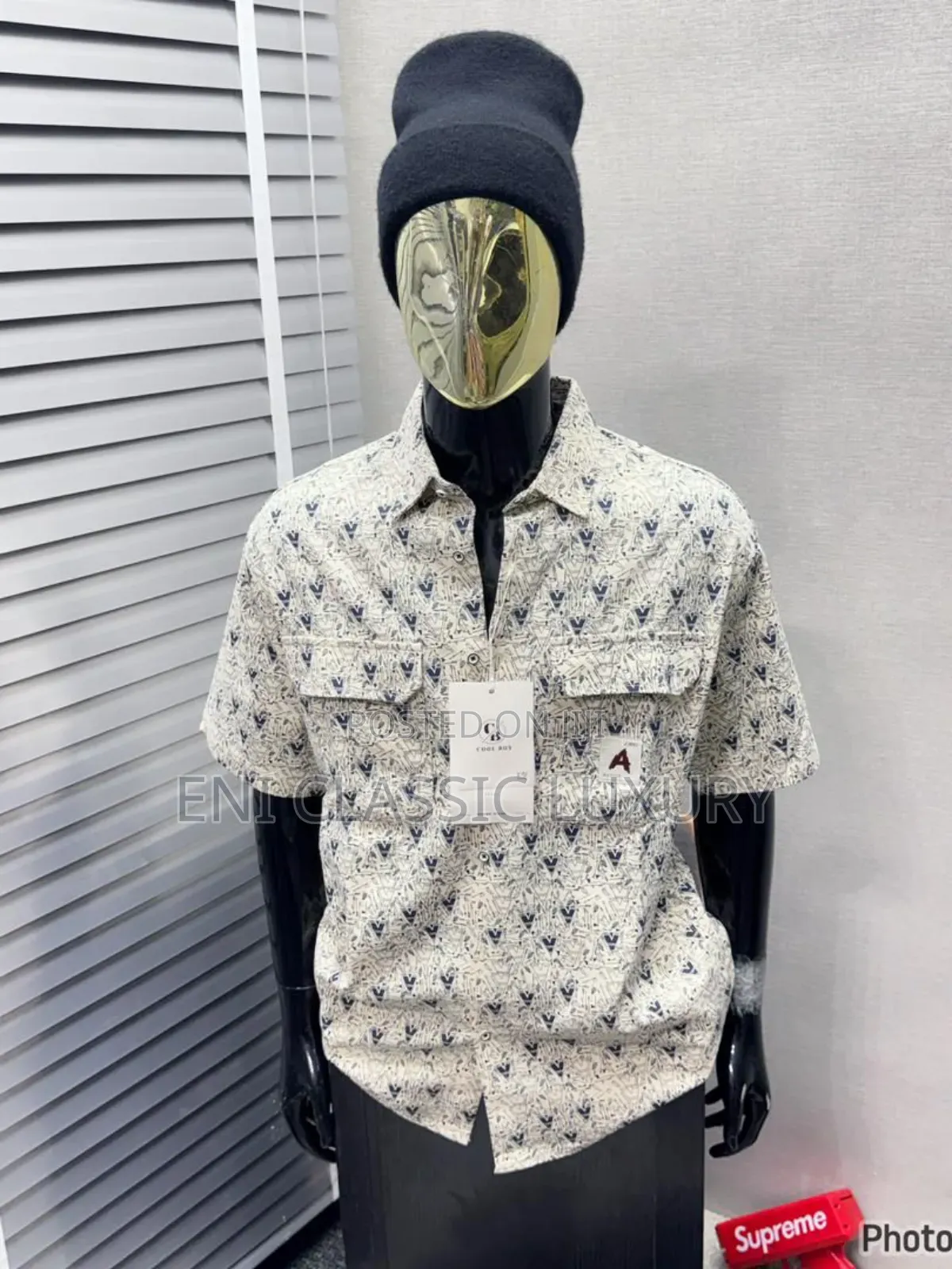 Top Quality Luxury Men's Cargo Shirts Well Banded