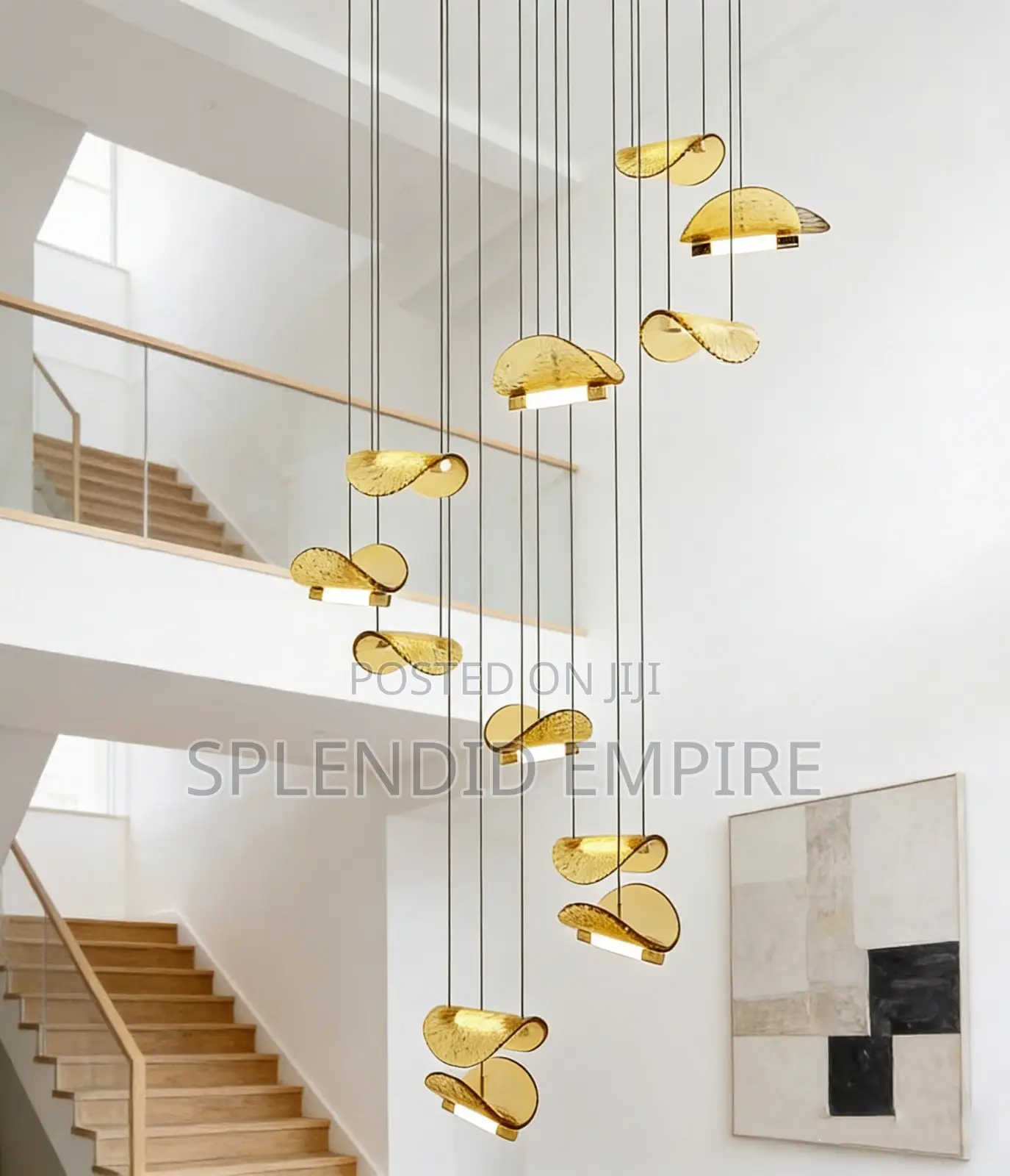 Drop Open Parlour or Staircase Chandelier