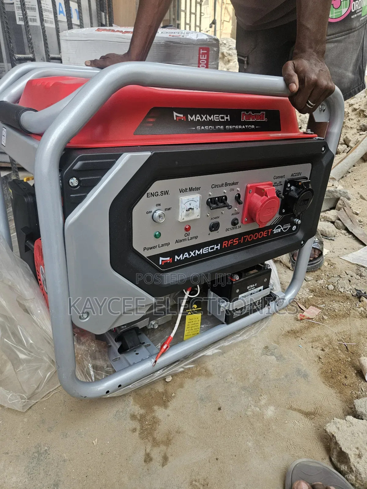 15kva Maxmech 3face Petorl Generator 100%Copper Wire