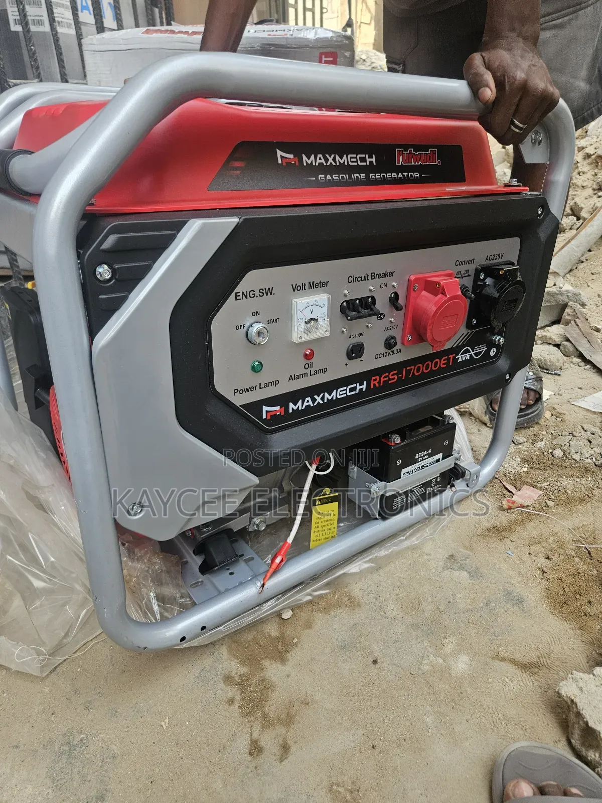 15kva Maxmech 3face Petorl Generator 100%Copper Wire