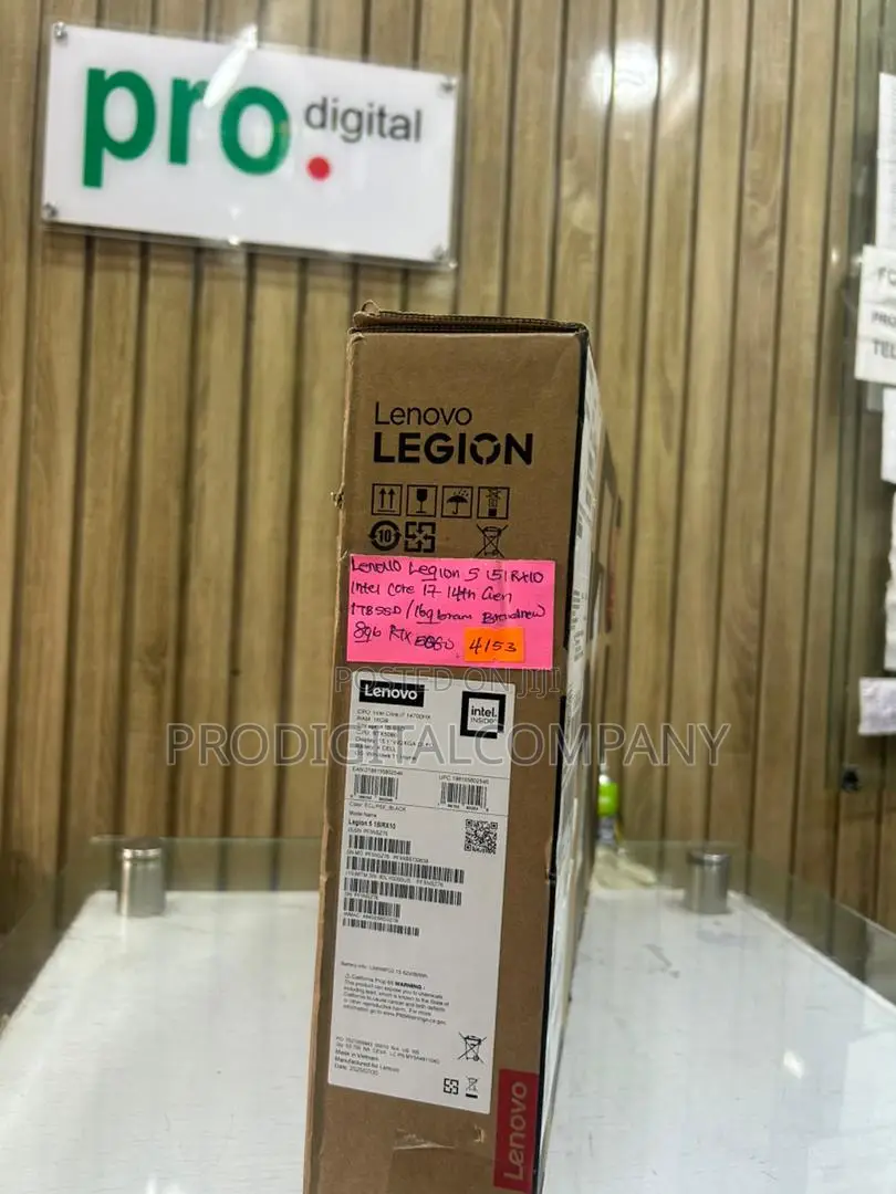 New Laptop Lenovo Legion 5 16GB Intel Core i7 SSD 1T