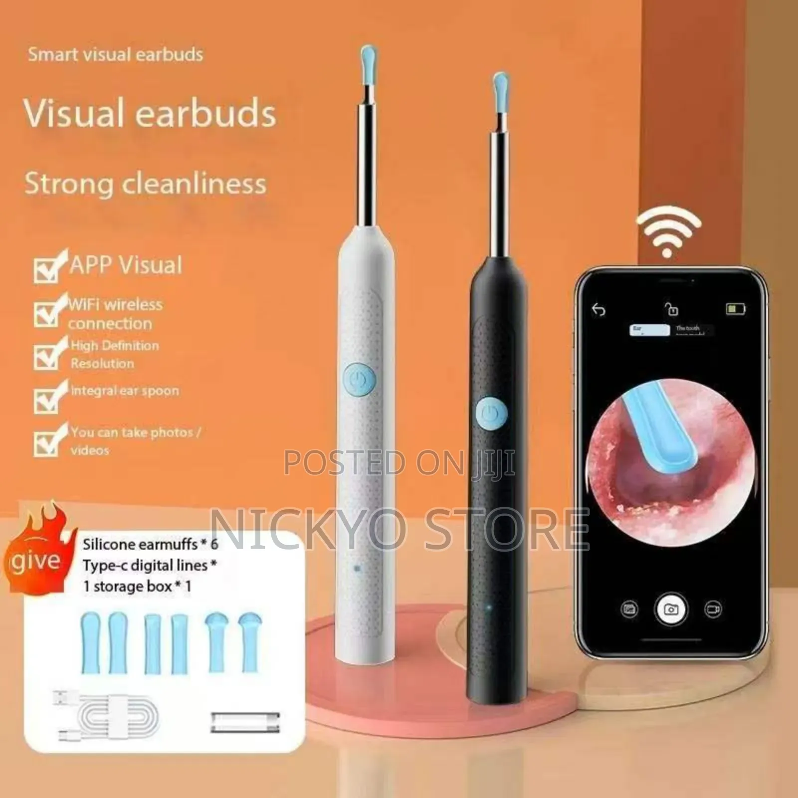 Wireless Visual Ear Cleaner – See What You’Re Cleaning
