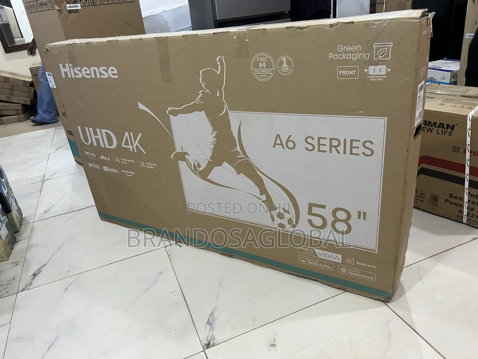 Hisense 58 Inch Smart Television Designed for Large Screen Viewing