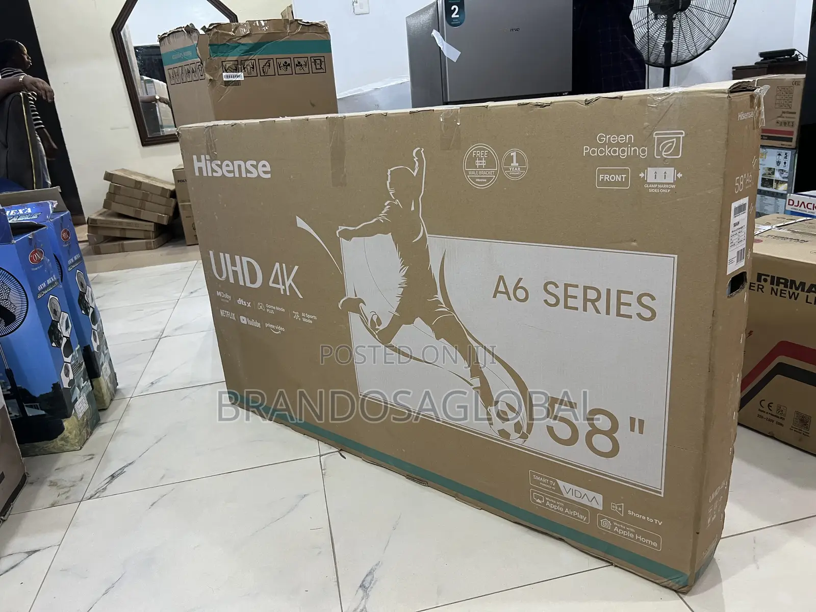 Hisense 58 Inches Uhd Tv Built for Home Entertainment Comfort