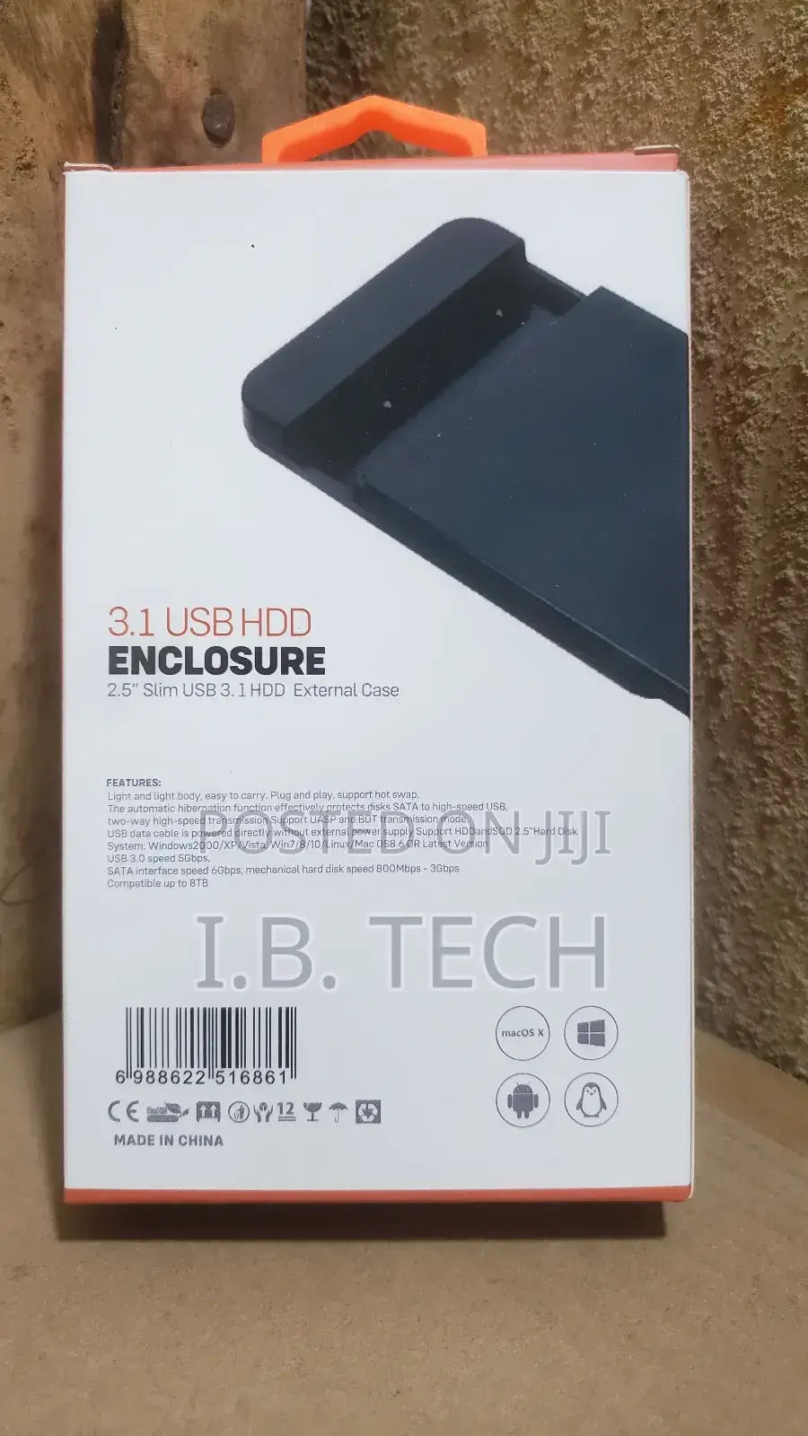 2 in 1 Usb / Type C 3.1 Hard Drive Enclosure