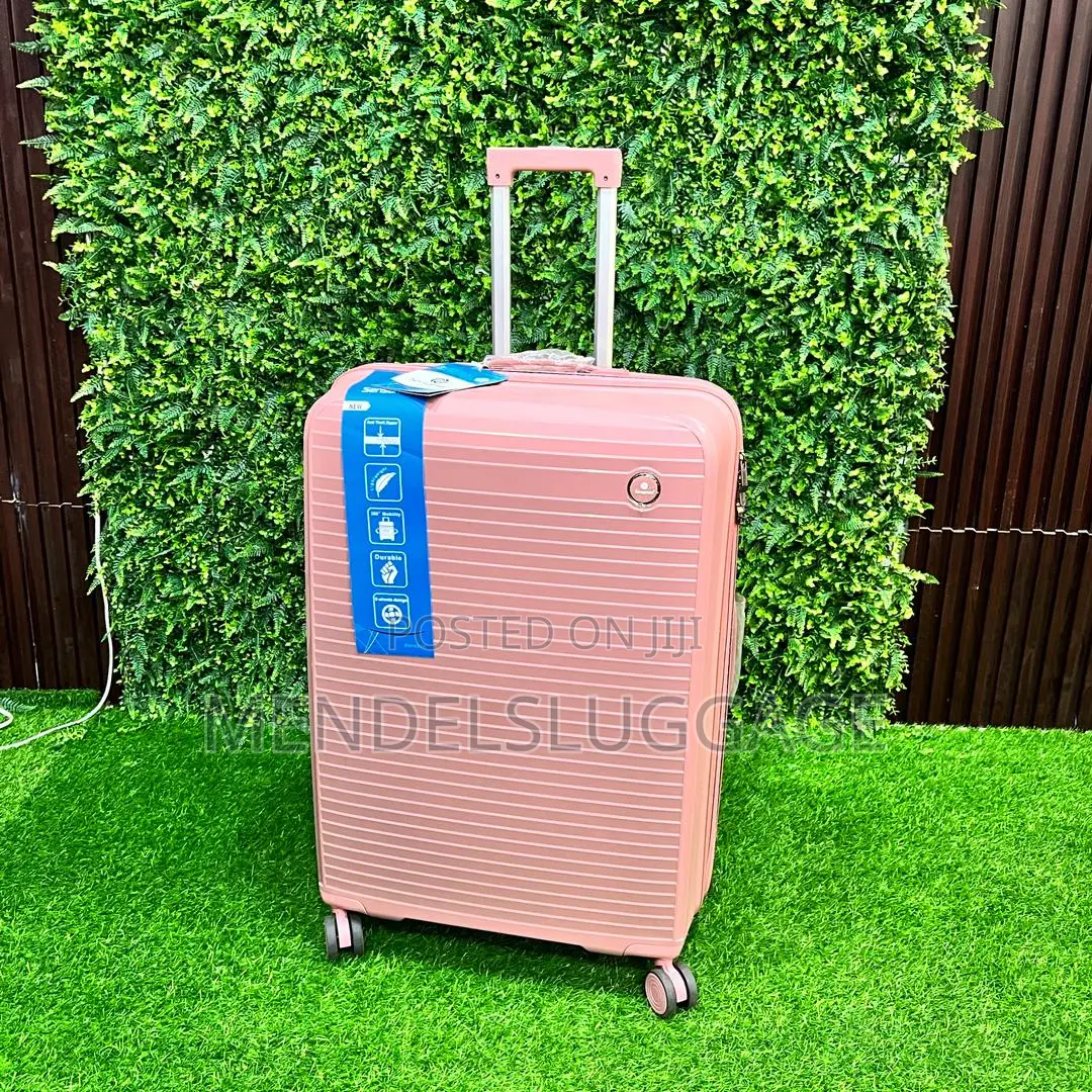 6-in-1 Pink Hard Shell Travel Luggage Set