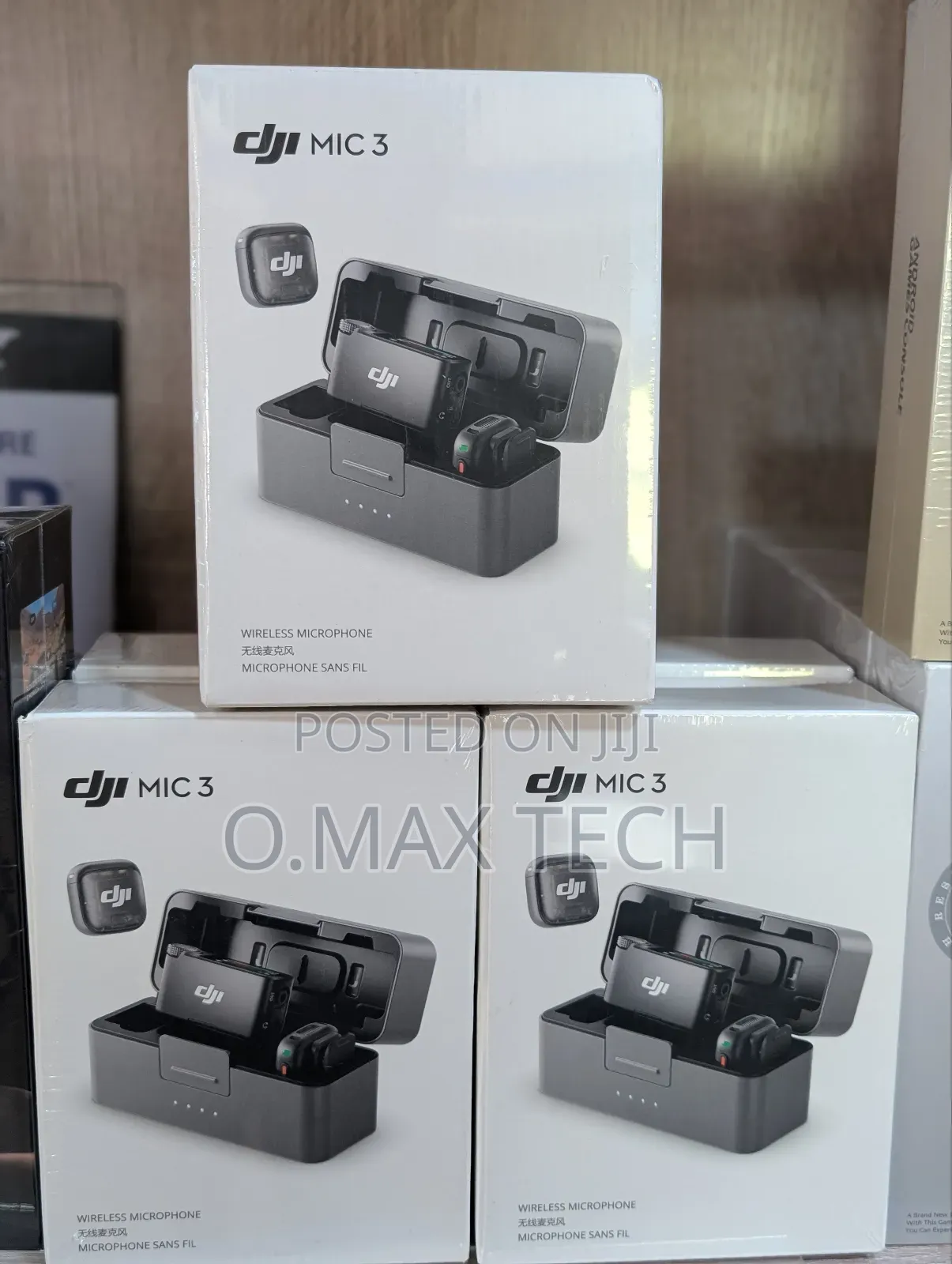 Dji Mic 3 (2 Tx + 1 Rx + Charging Case), Wireless Microphone