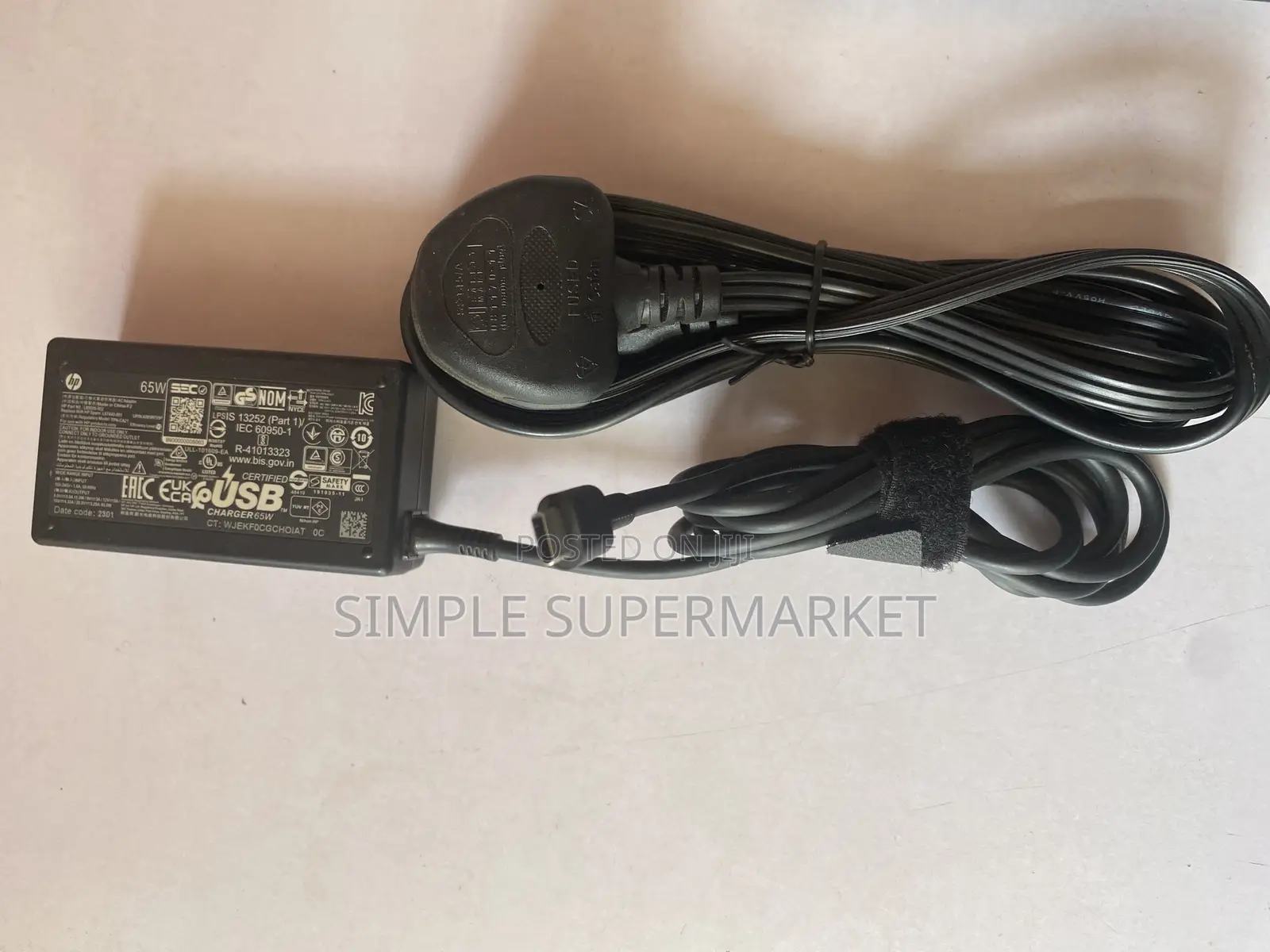 Tokunbo Hp 65w Complete Charger
