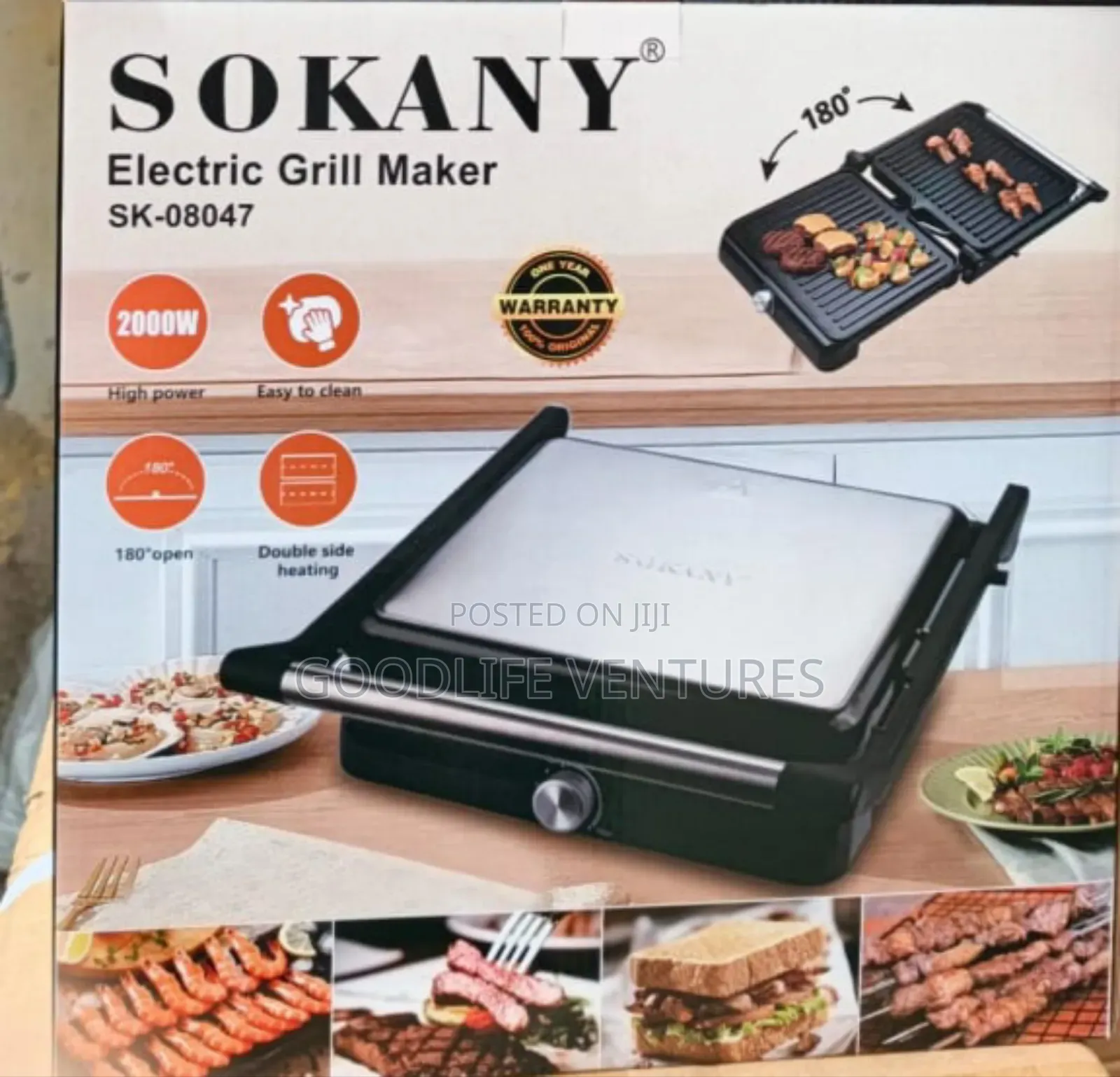 Sokany Panini Grill Maker