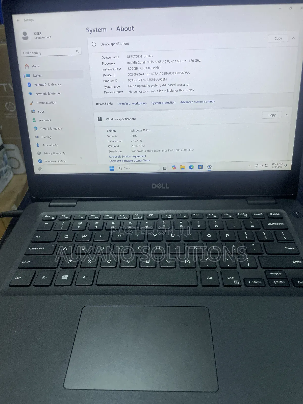Laptop Dell Latitude 3400 8GB Intel Core I5 SSD 256GB