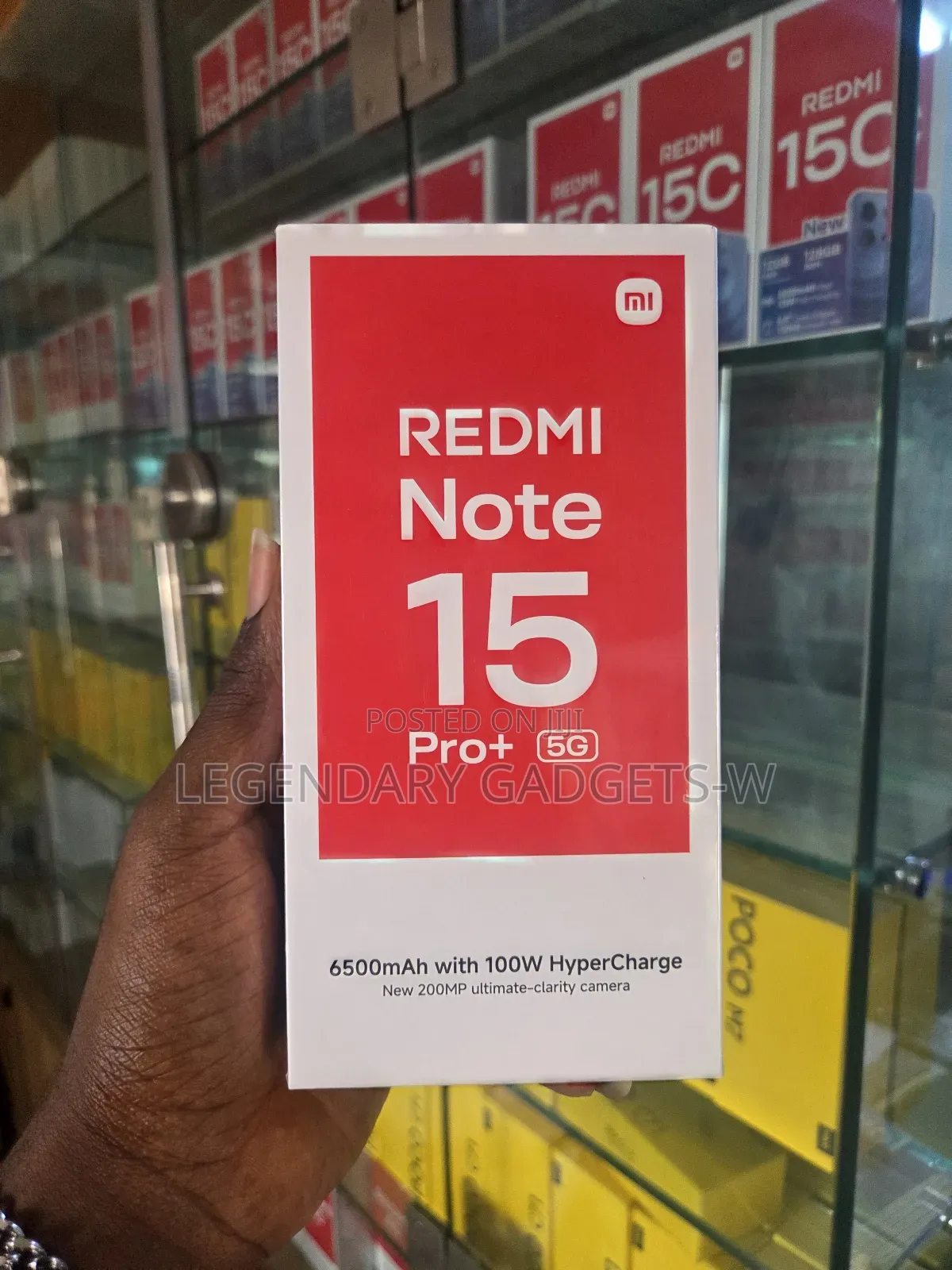 New Xiaomi Redmi Note 15 Pro+ 256 GB Black
