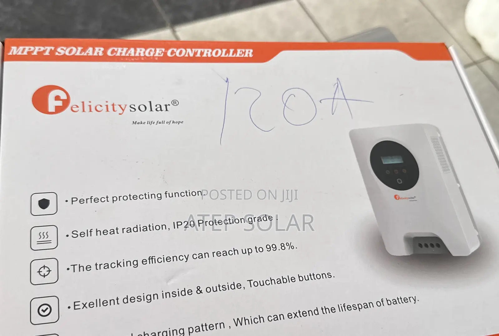 120a MPPT Charge Controller