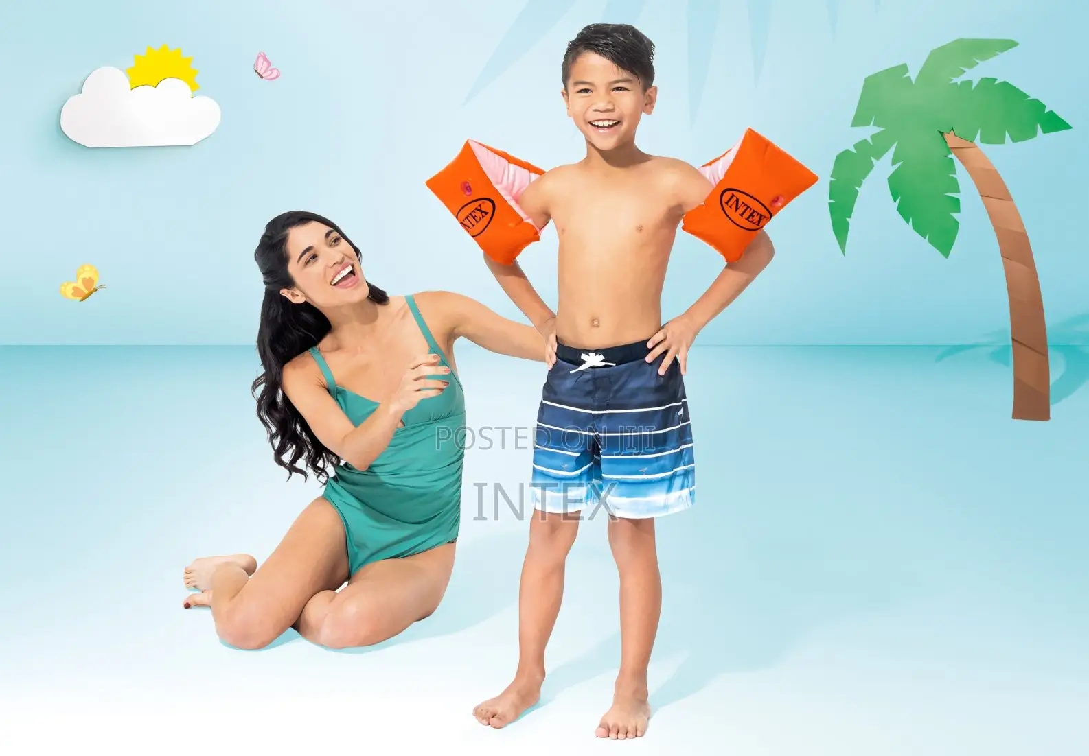 Deluxe Large Swimming Arm Bands