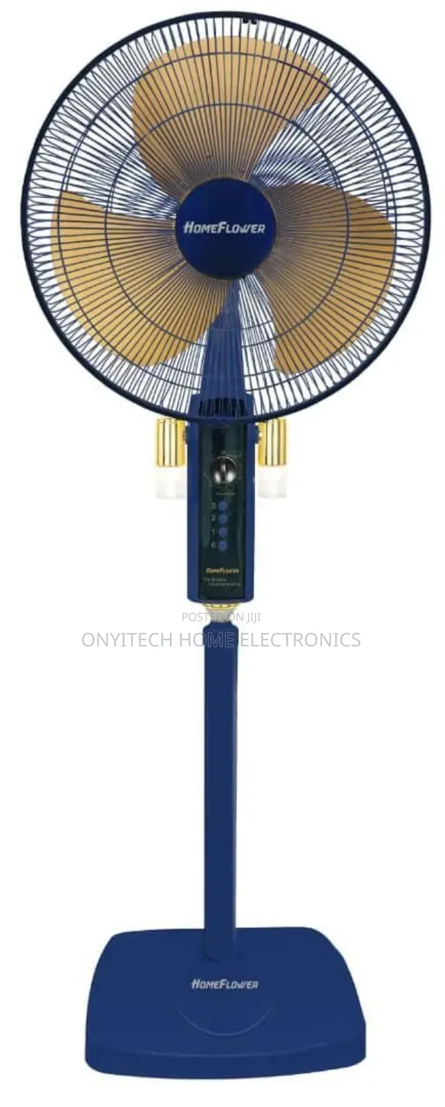 Homeflower Standing Fan With Led Light and Timer