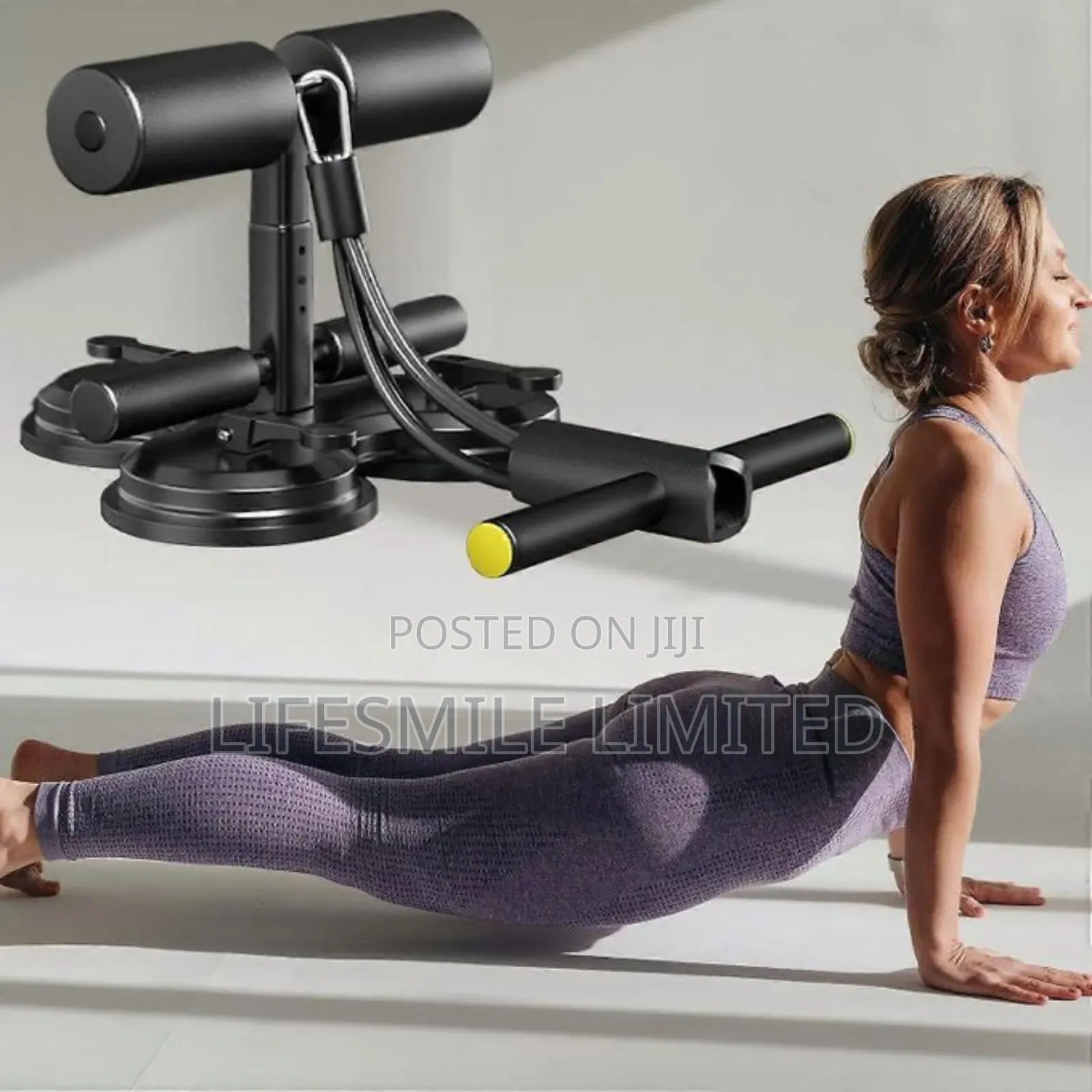 Quality Suction Sit Up Bar (3 Suction Cup)