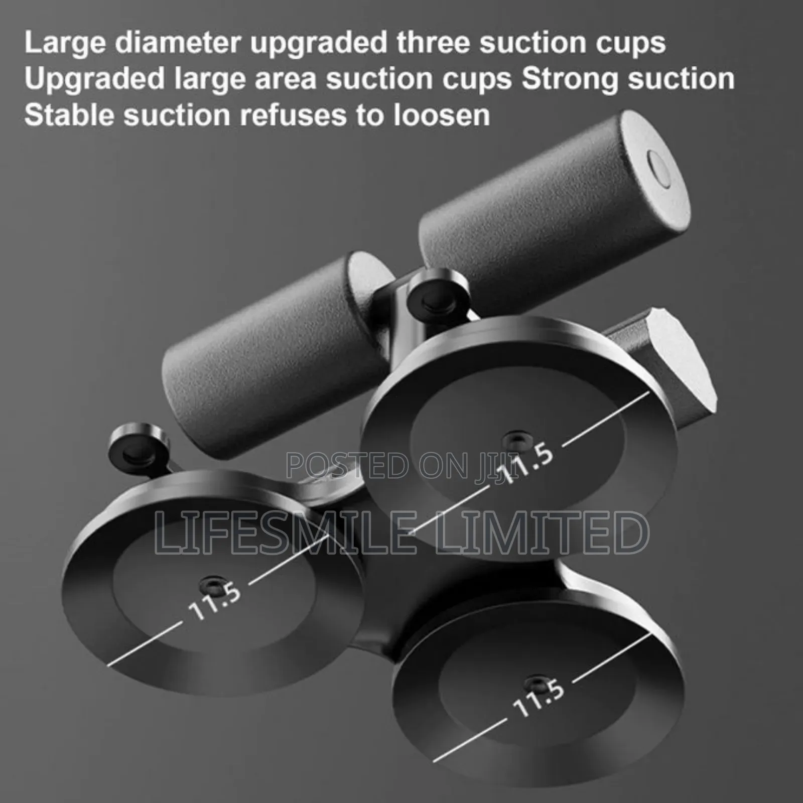Quality Suction Sit Up Bar (3 Suction Cup)